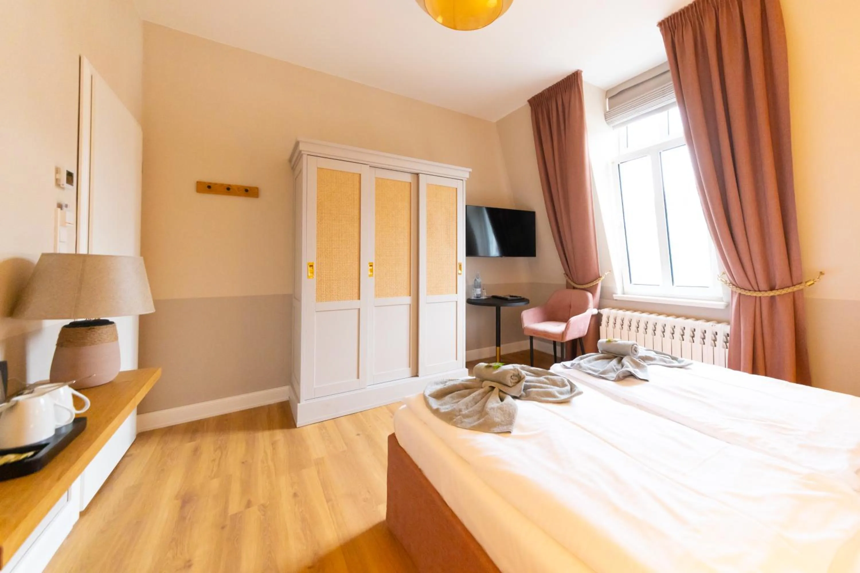 Bed in Hotel Germania