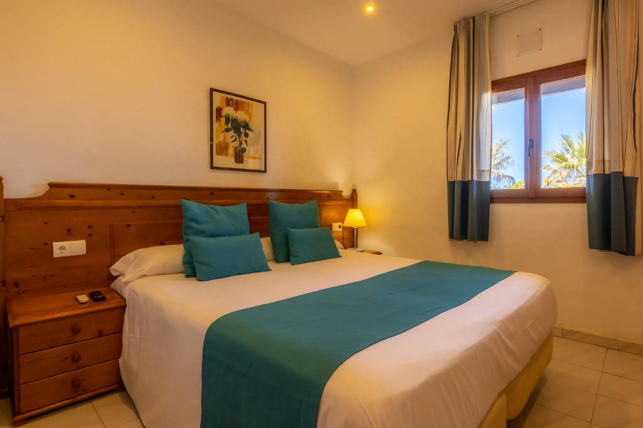 Decorative detail, Bed in Hotel Club Sunway Punta Prima