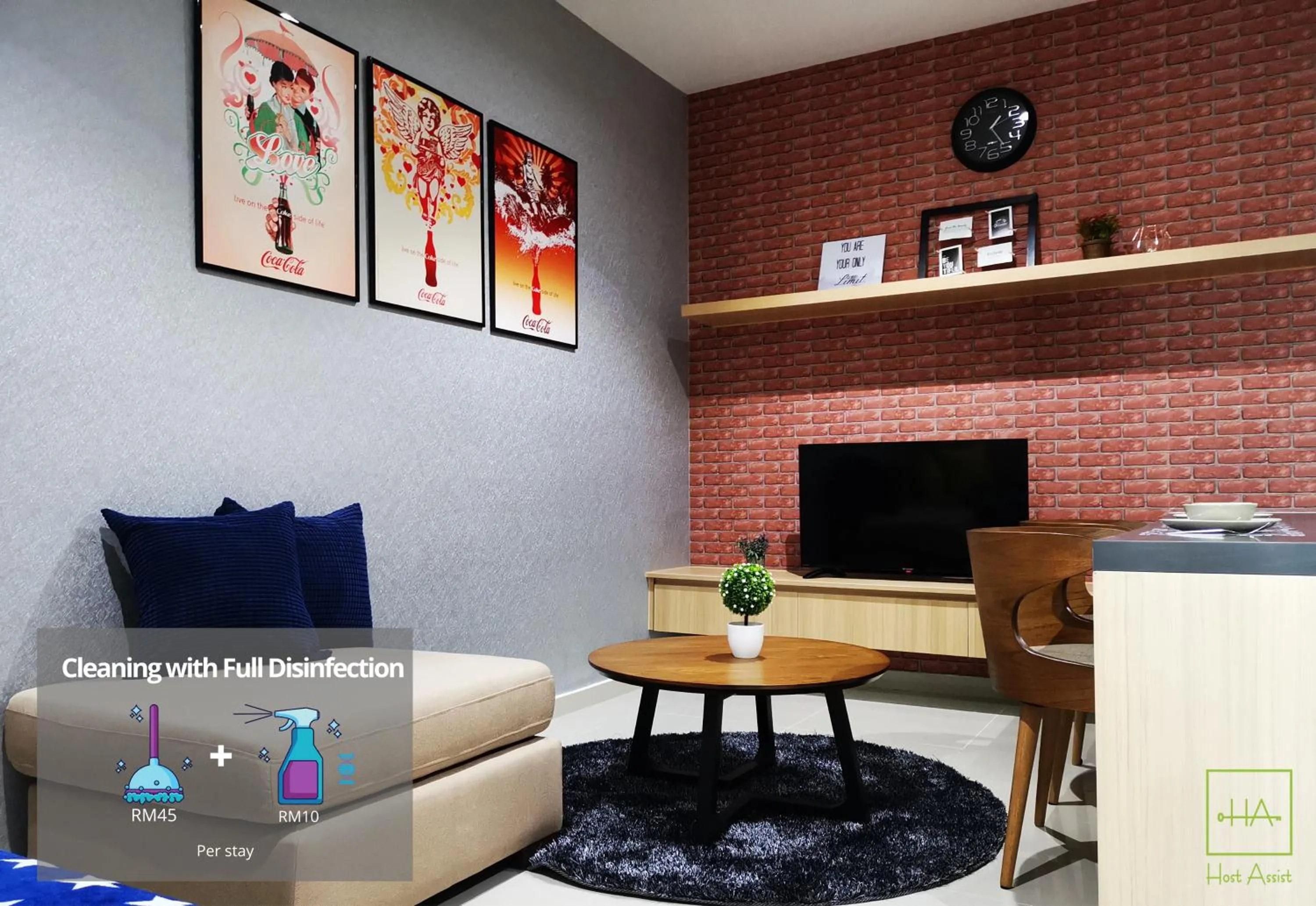 Living room in Host Assist Homestay by HA i-City