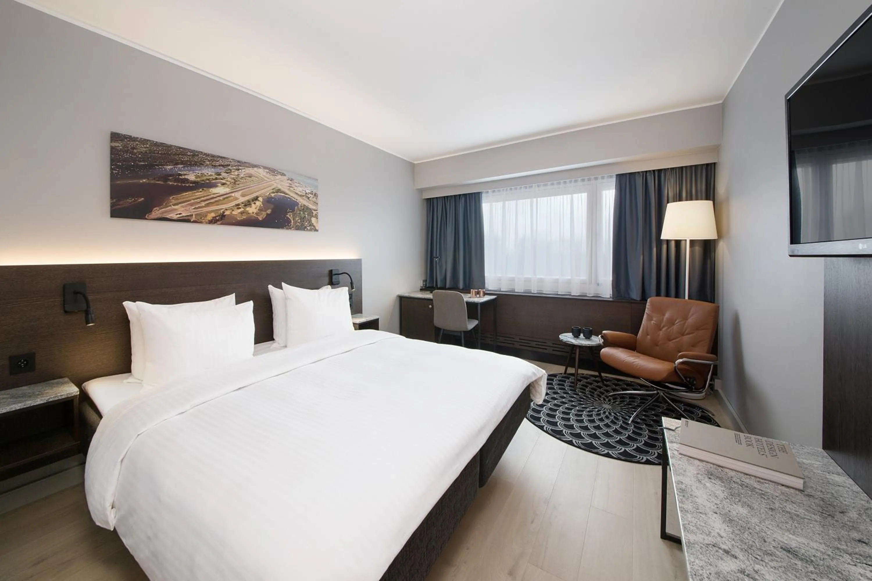 Bed in Radisson Blu Park Hotel, Oslo