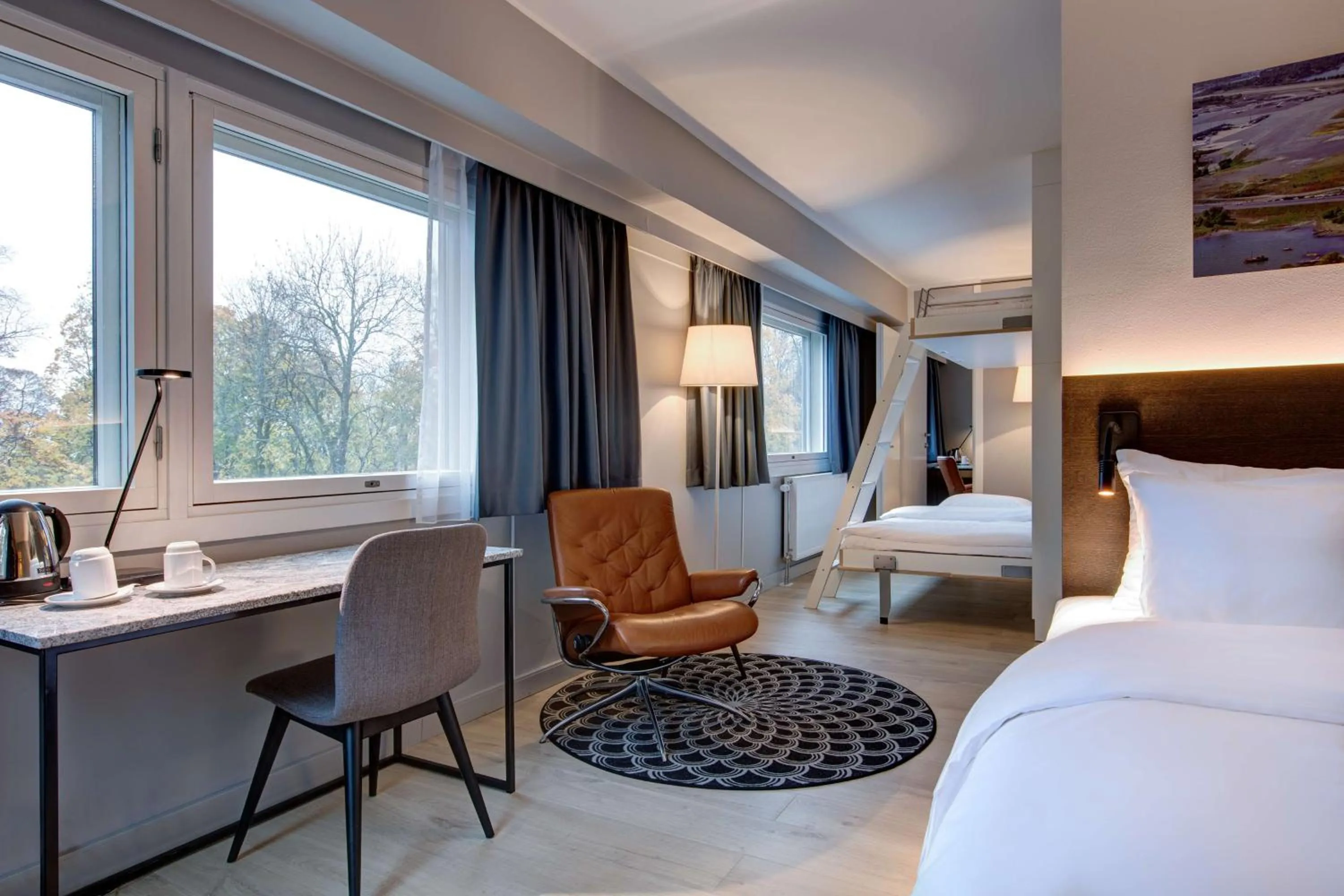 Bed in Radisson Blu Park Hotel, Oslo