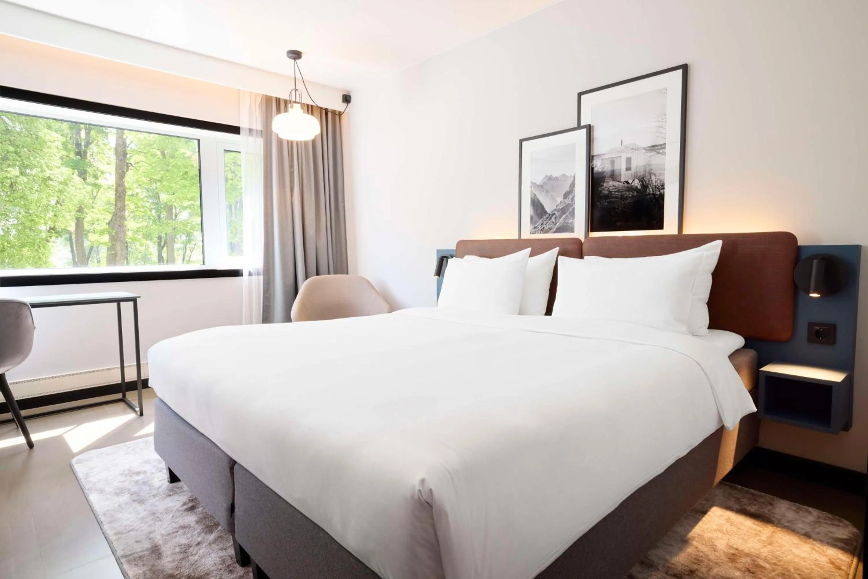 Bed in Radisson Blu Park Hotel, Oslo