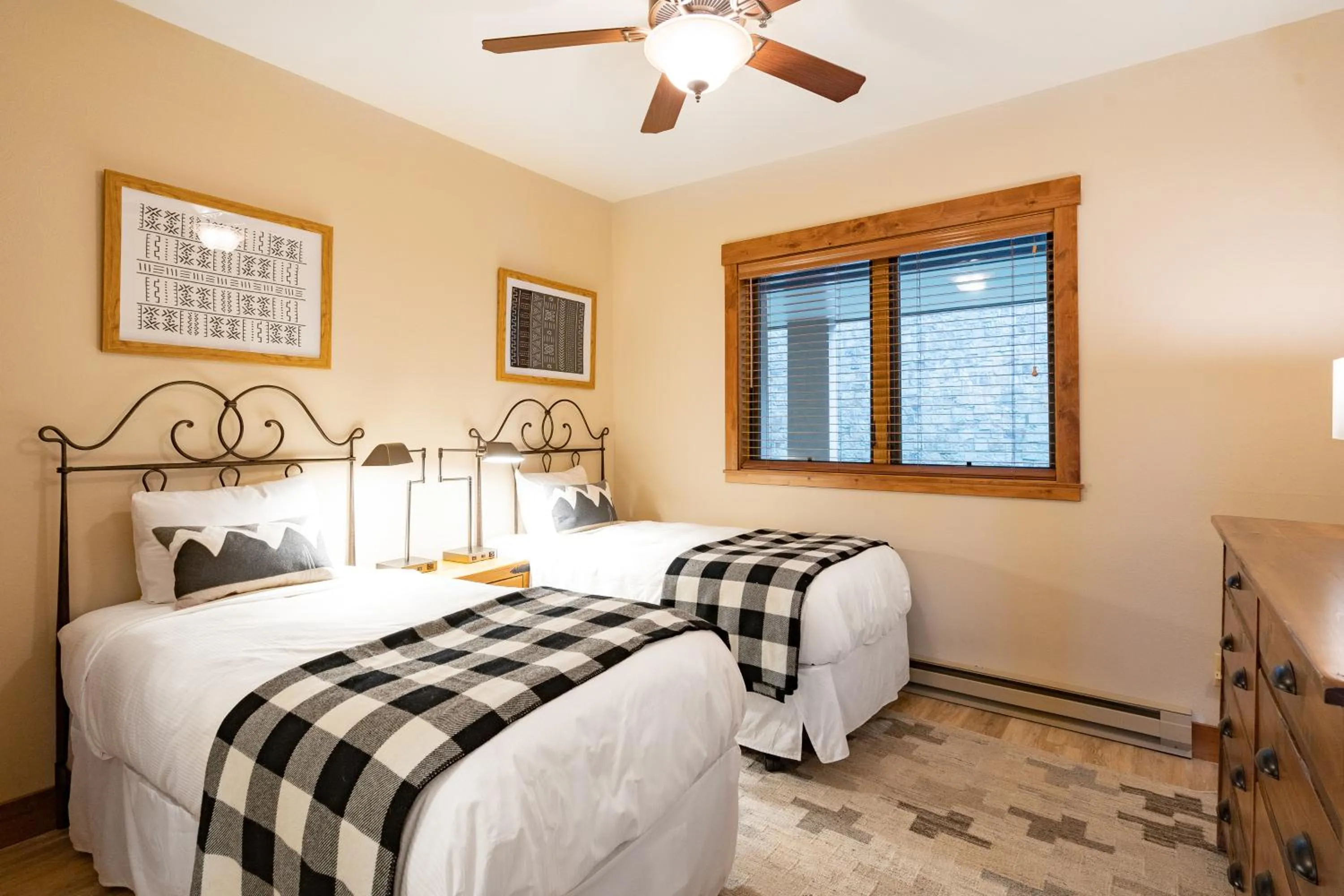 Bed in Snow Flower Condos