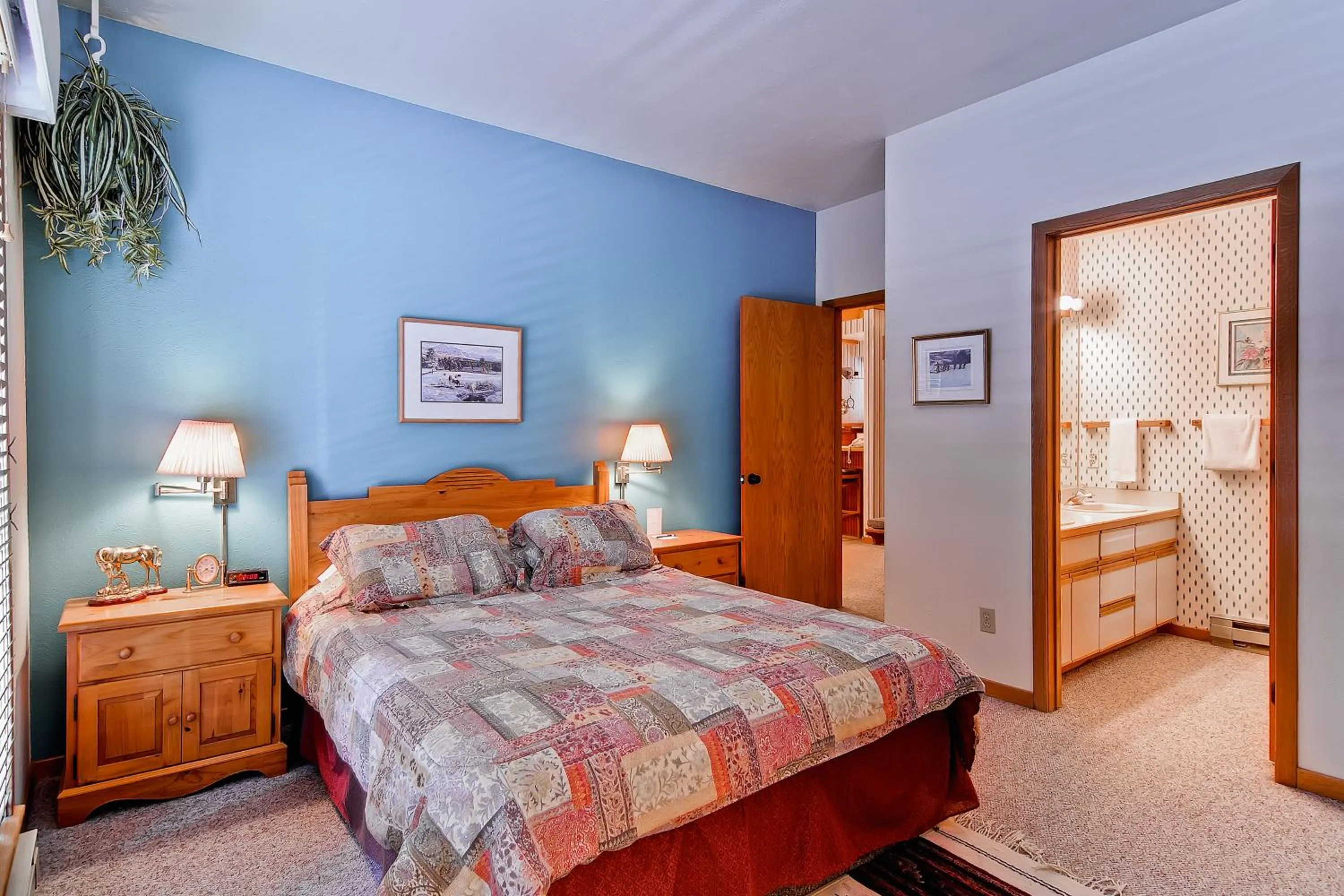 Bathroom, Bed in Snow Flower Condos