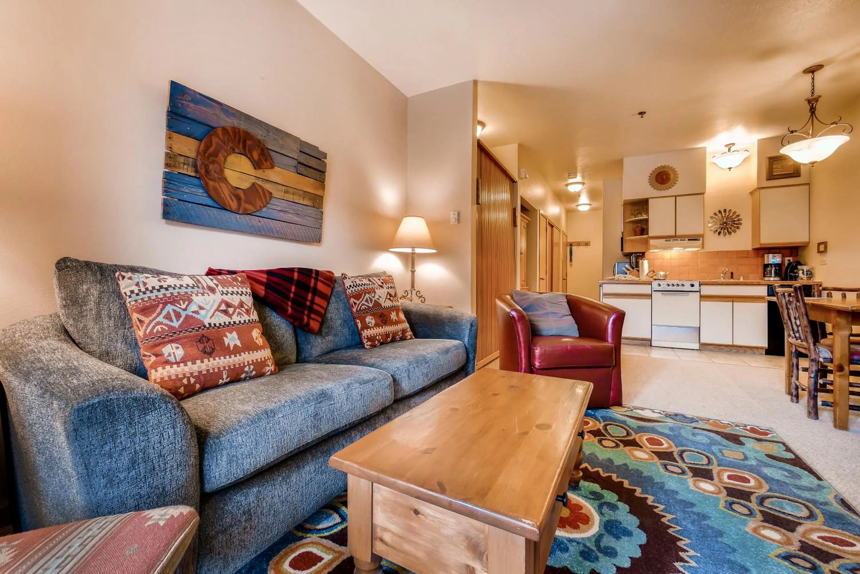 Living room in Snow Flower Condos