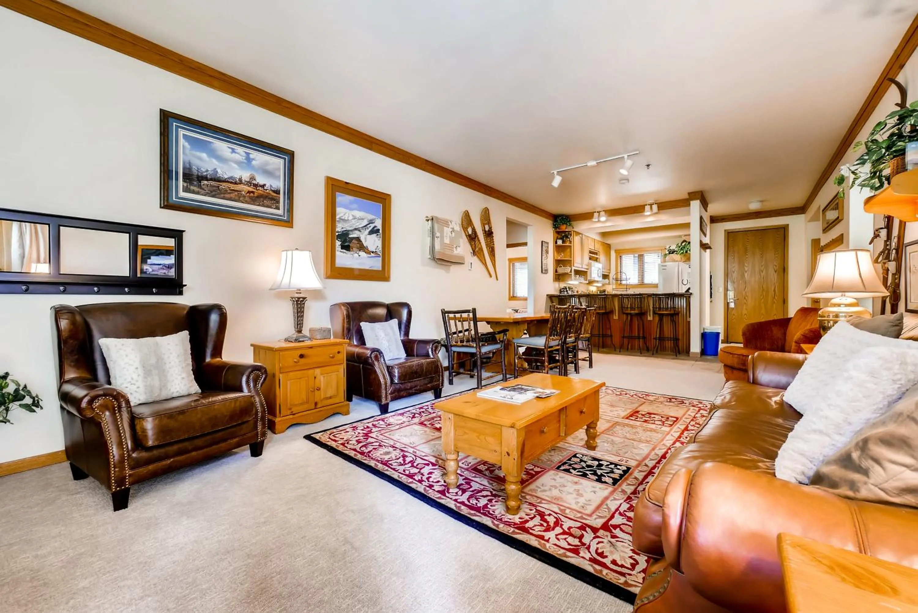 Living room in Snow Flower Condos