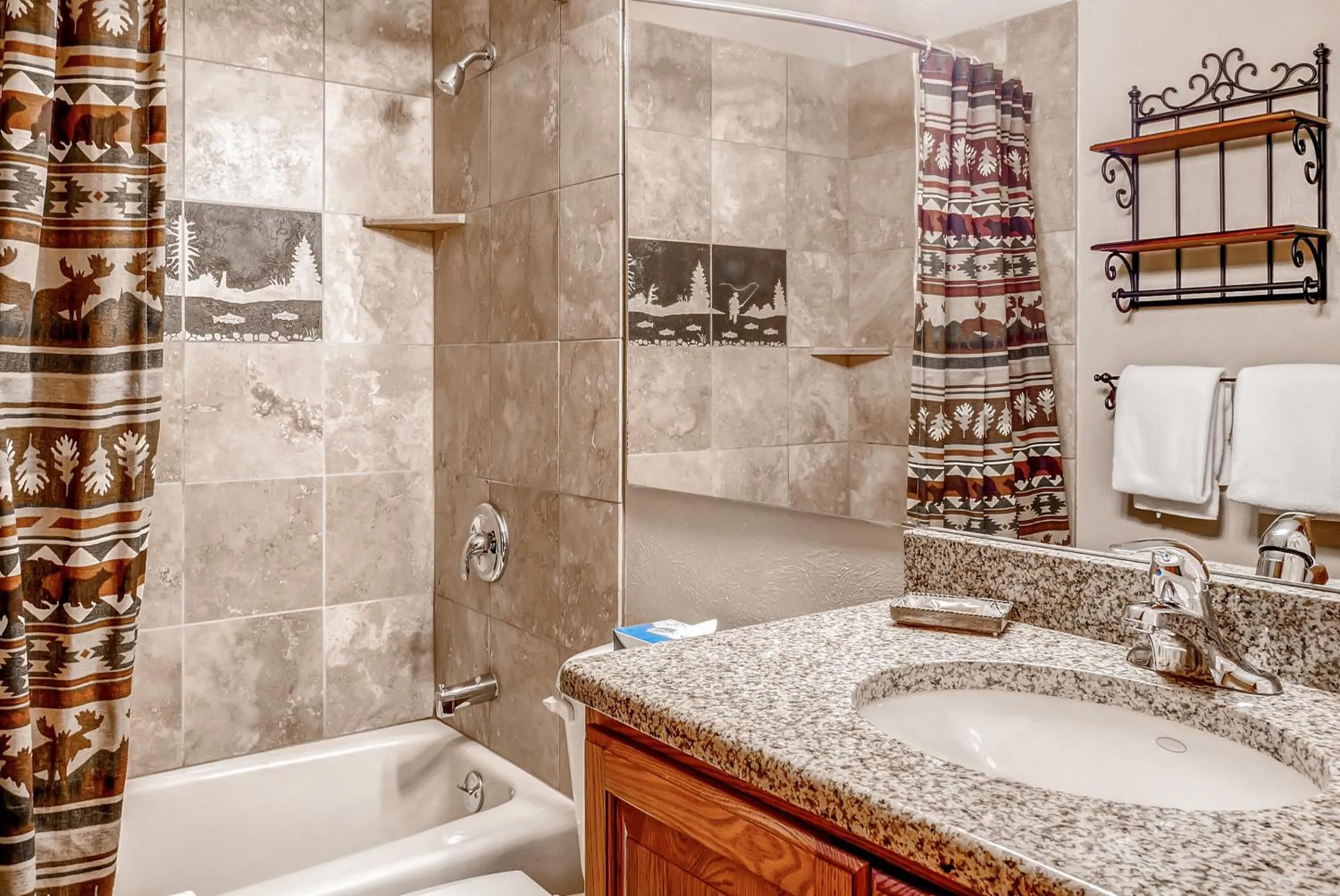 Shower in Snow Flower Condos