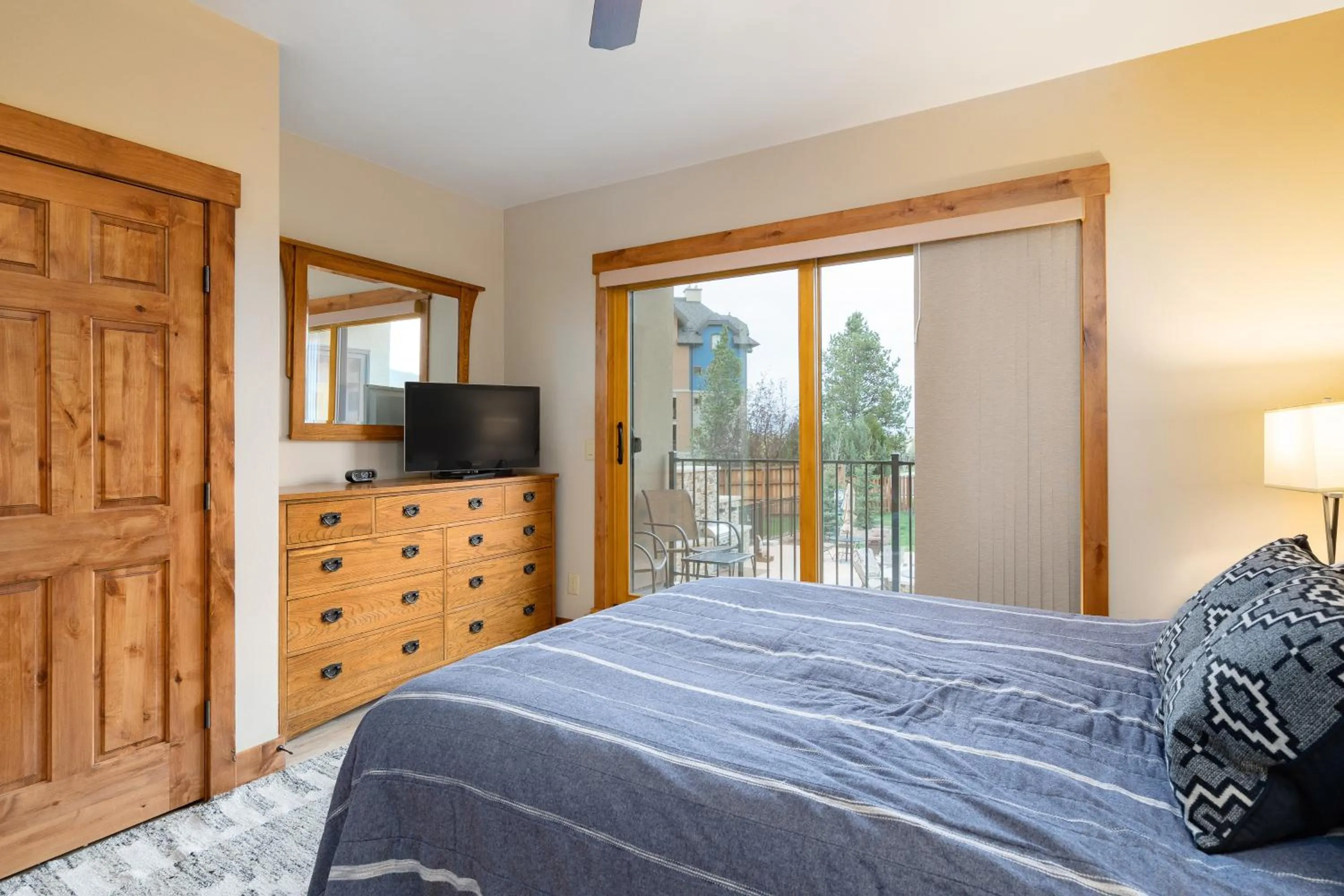 Bed in Snow Flower Condos