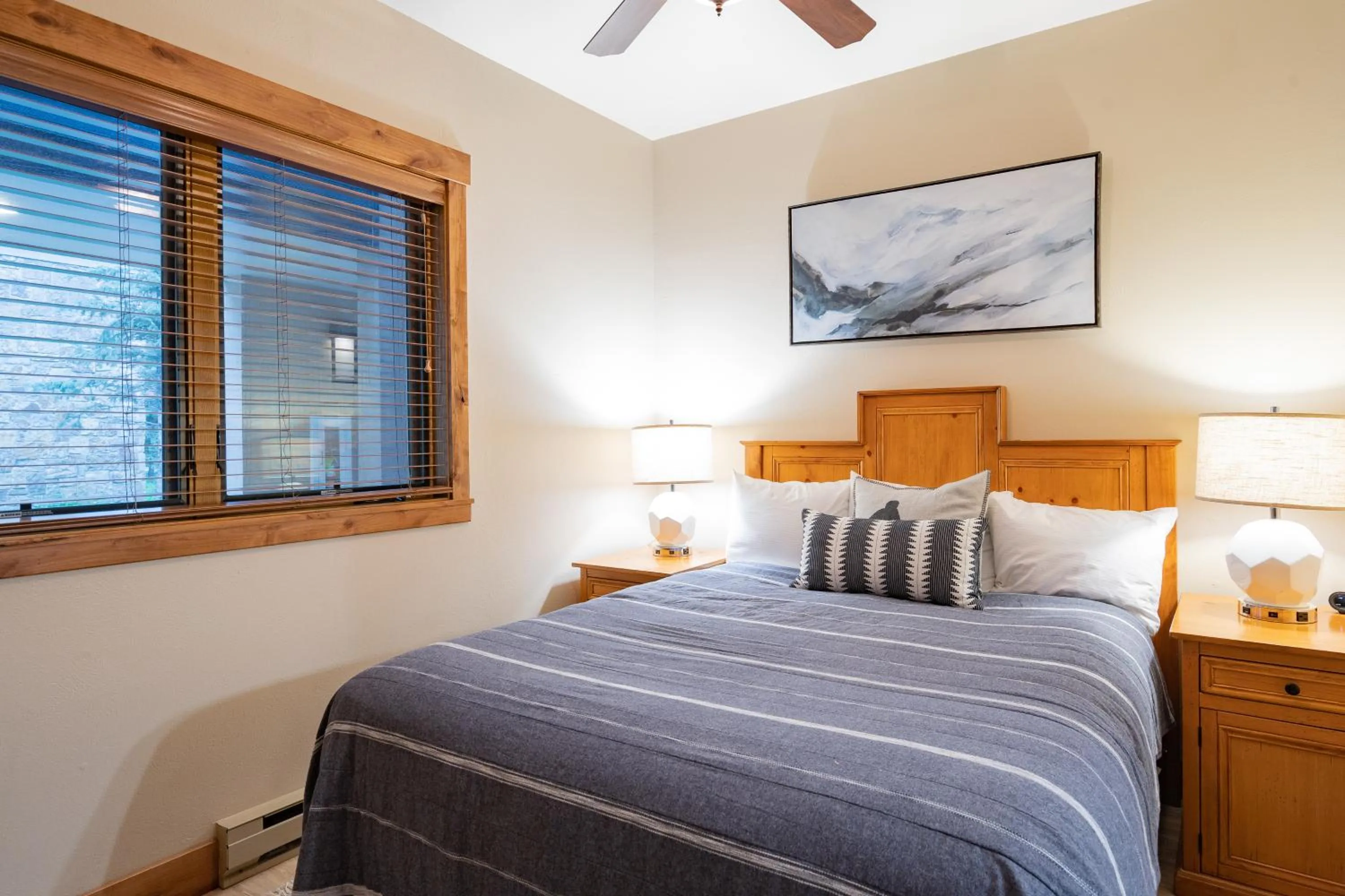 Bed in Snow Flower Condos