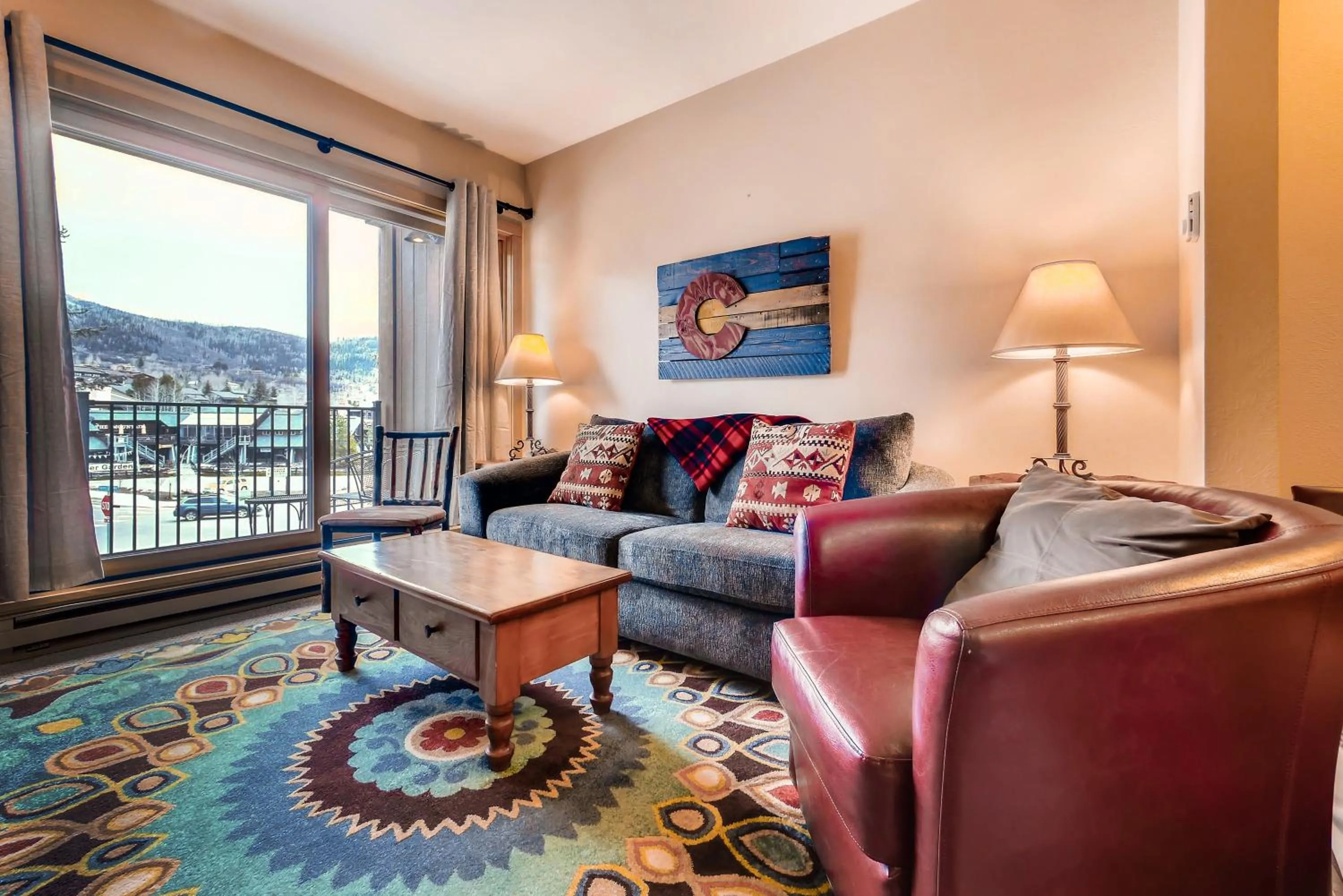 Living room in Snow Flower Condos