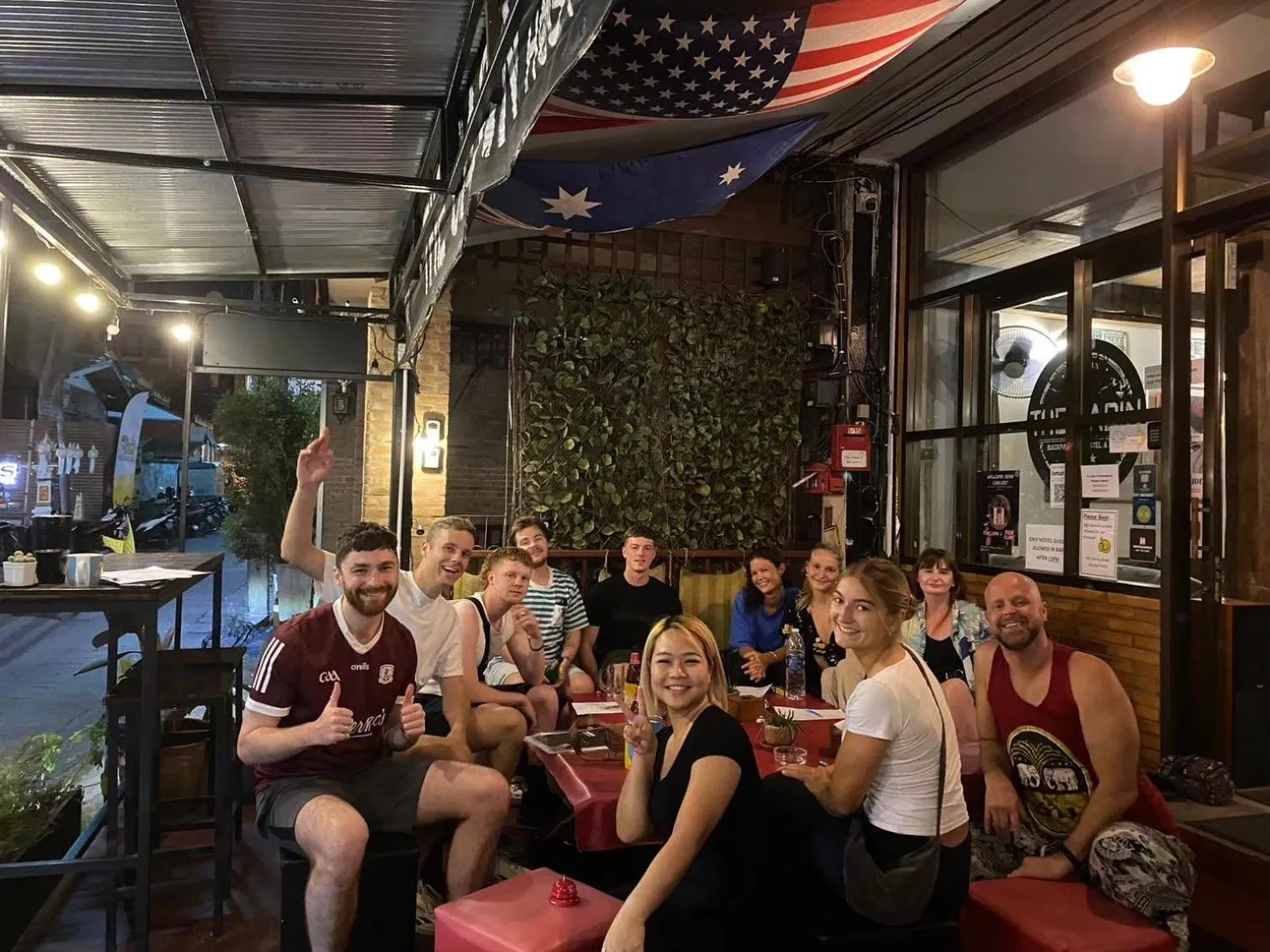 People in The Cabin Backpackers Hostel & Bar