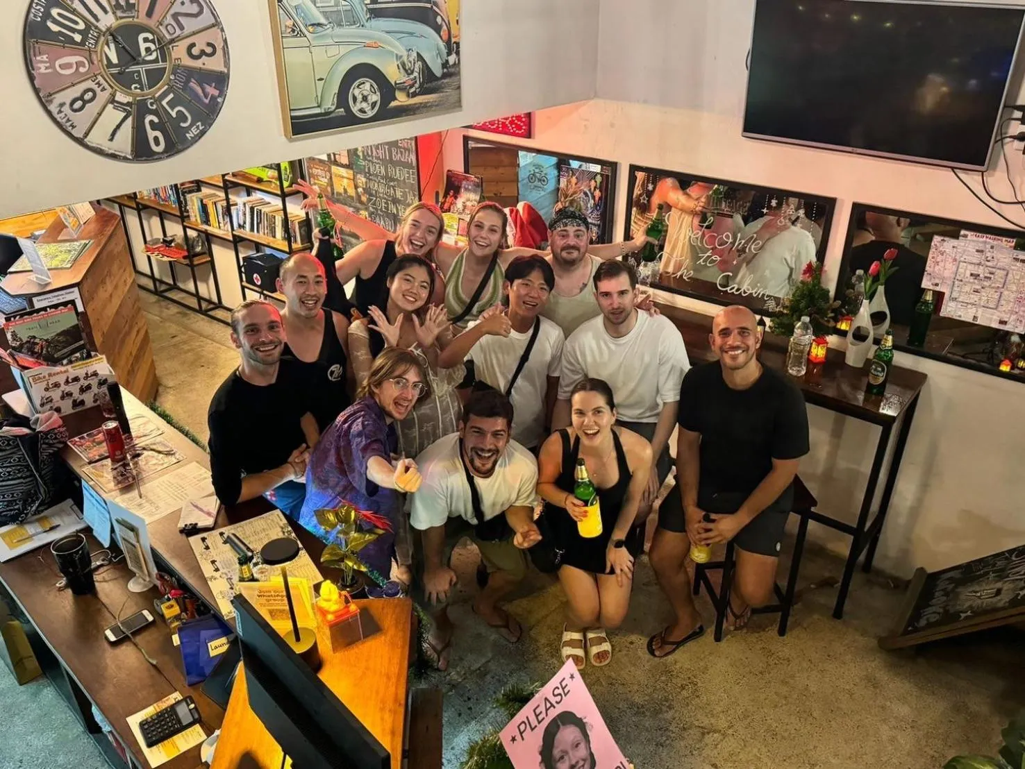 People in The Cabin Backpackers Hostel & Bar