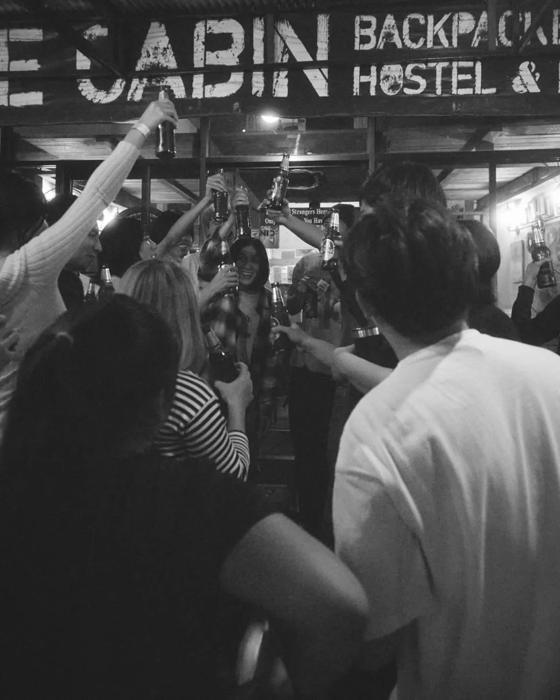 Property building in The Cabin Backpackers Hostel & Bar