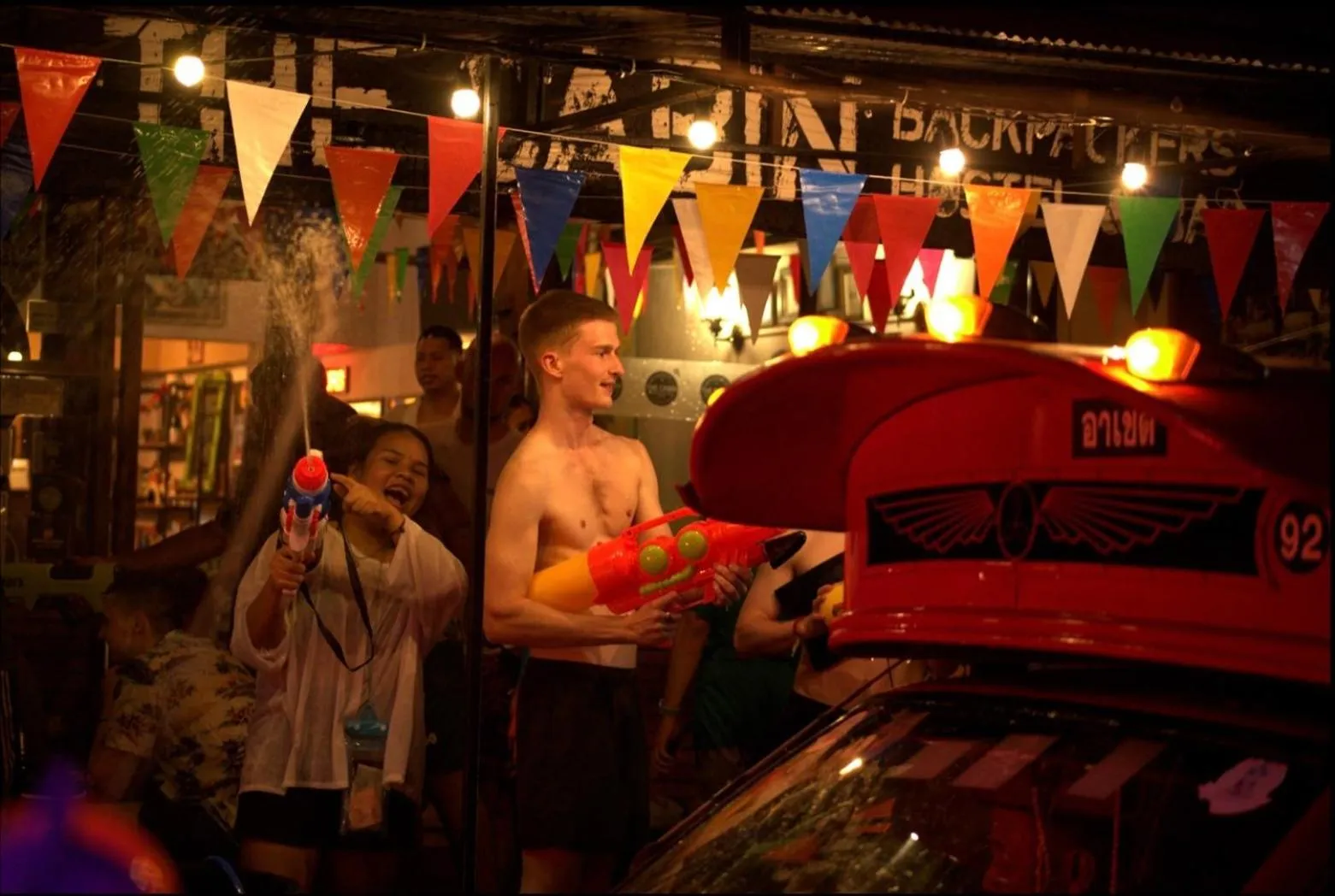 Property building in The Cabin Backpackers Hostel & Bar