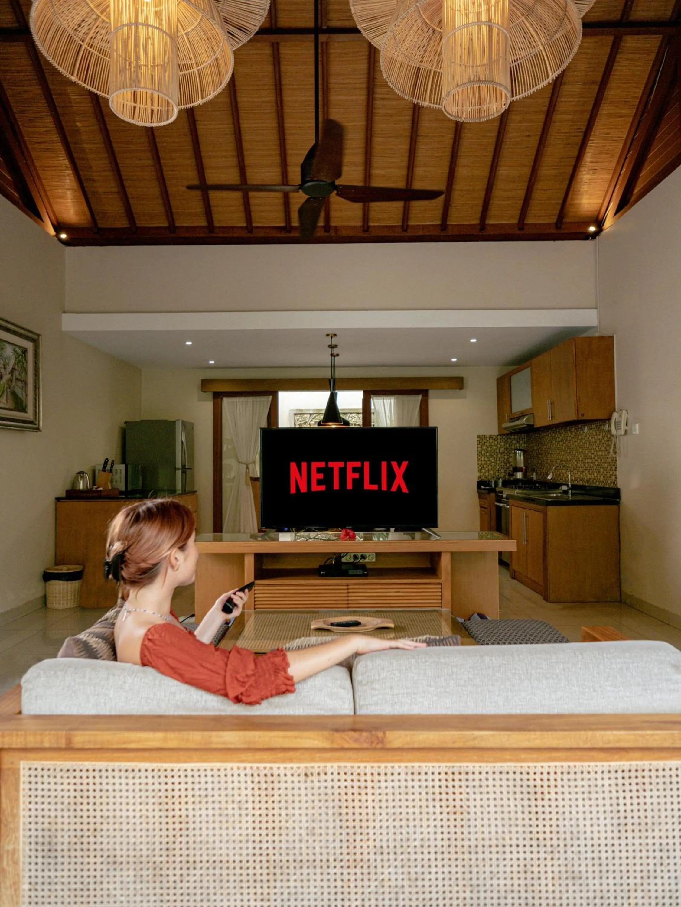 Living room in Lasanti Villas Seminyak