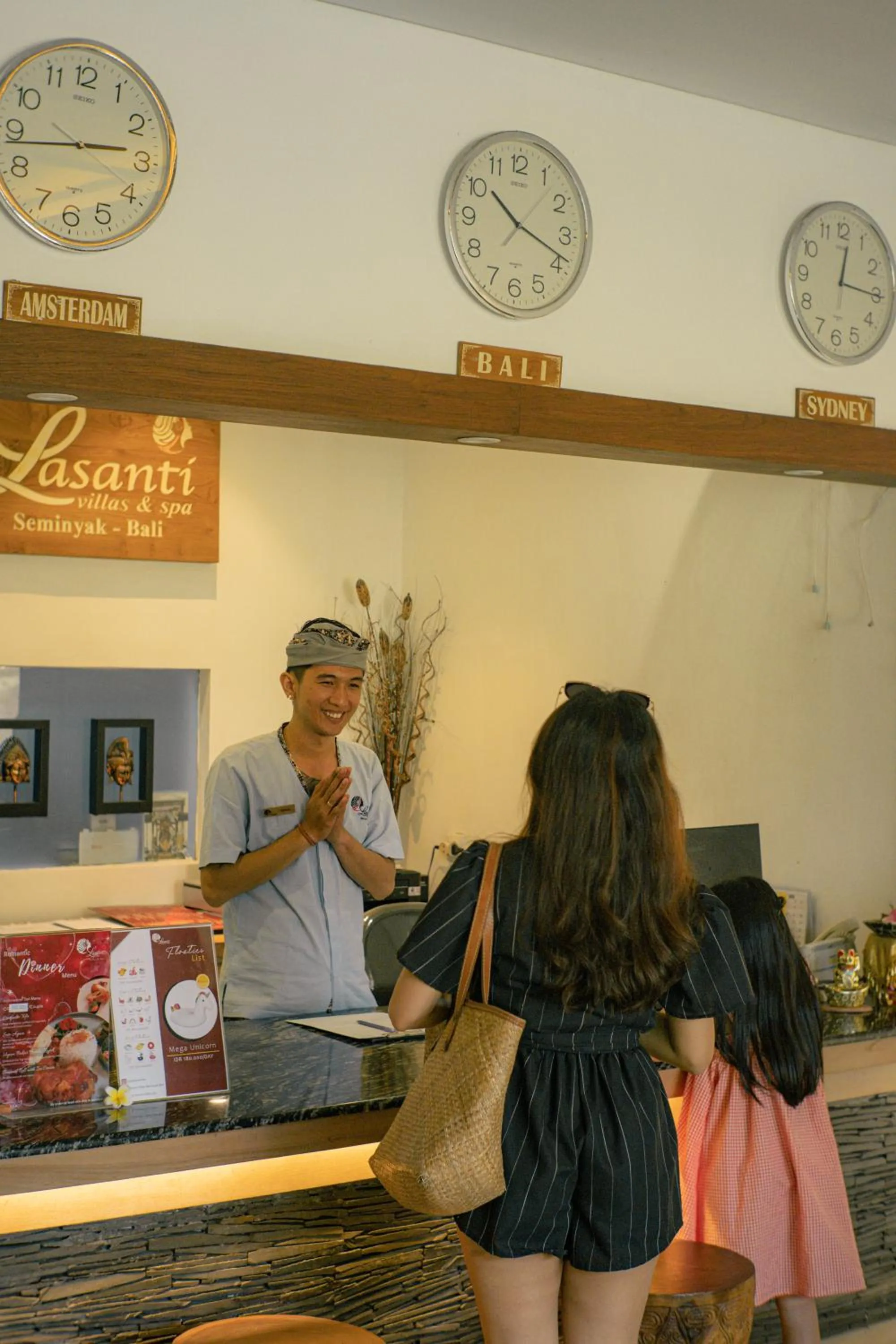 Lobby or reception in Lasanti Villas Seminyak