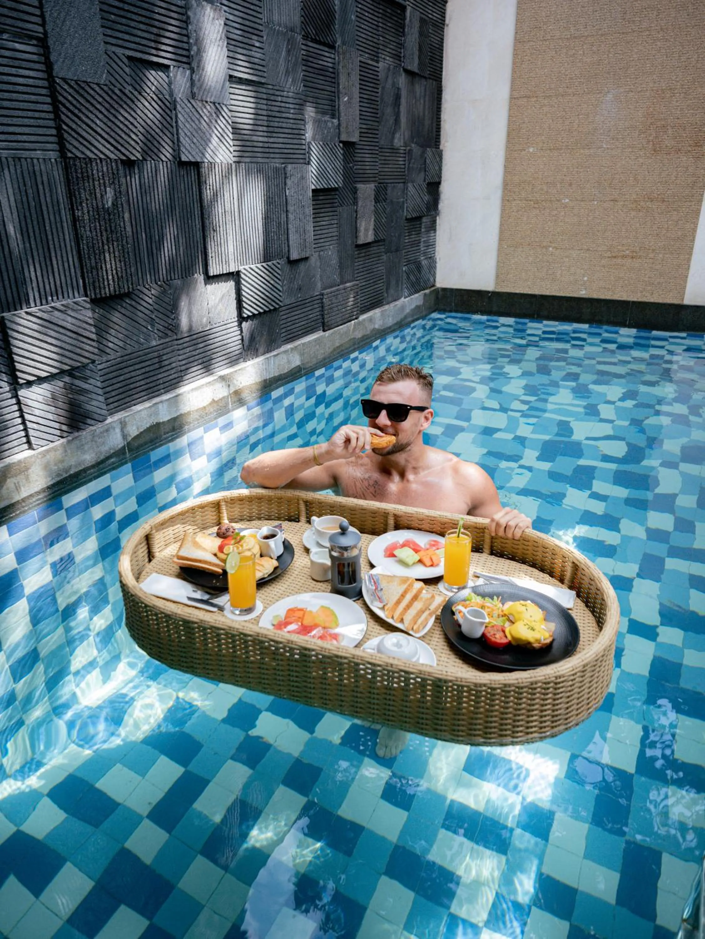 Pool view in Lasanti Villas Seminyak