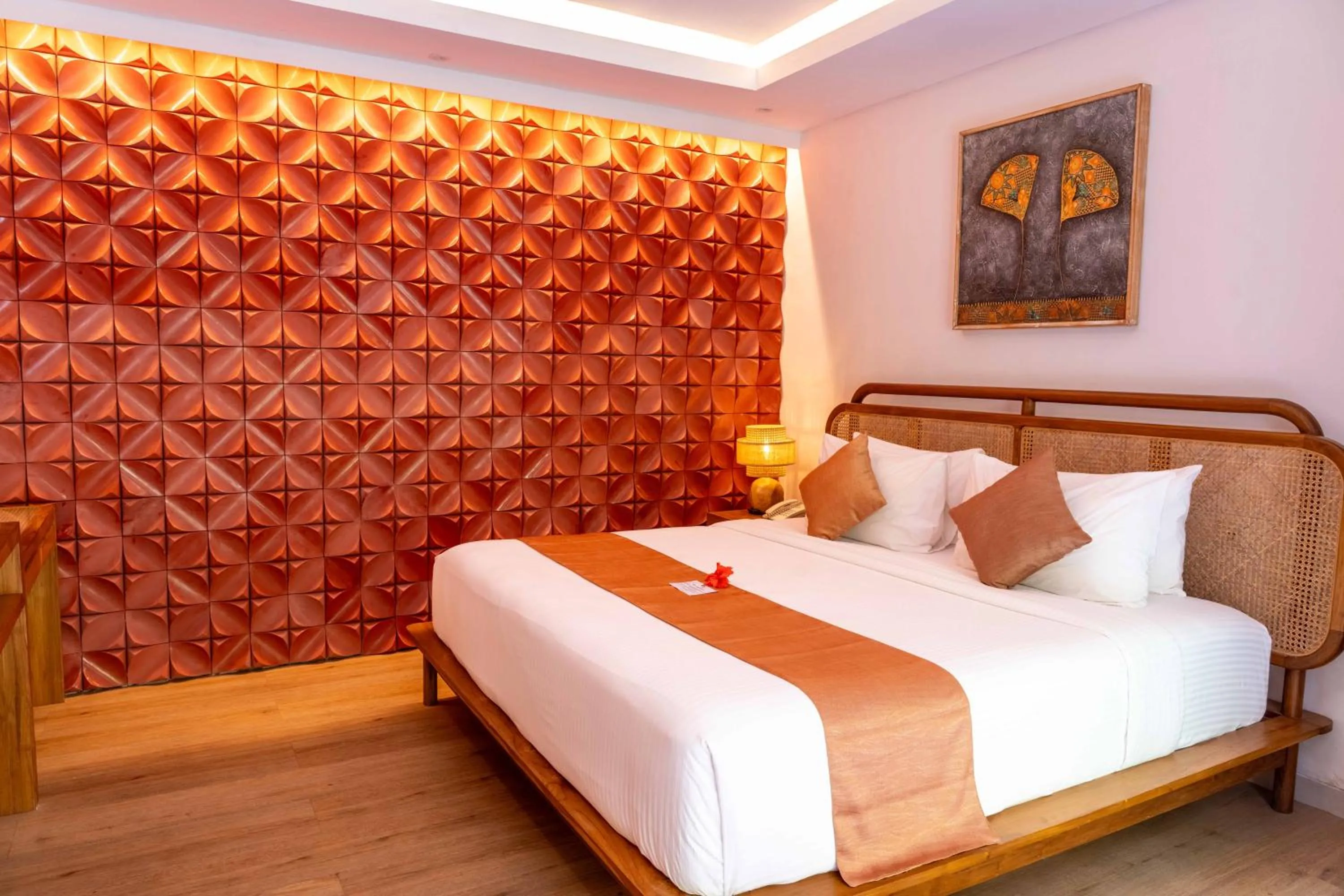 Bed in Lasanti Villas Seminyak