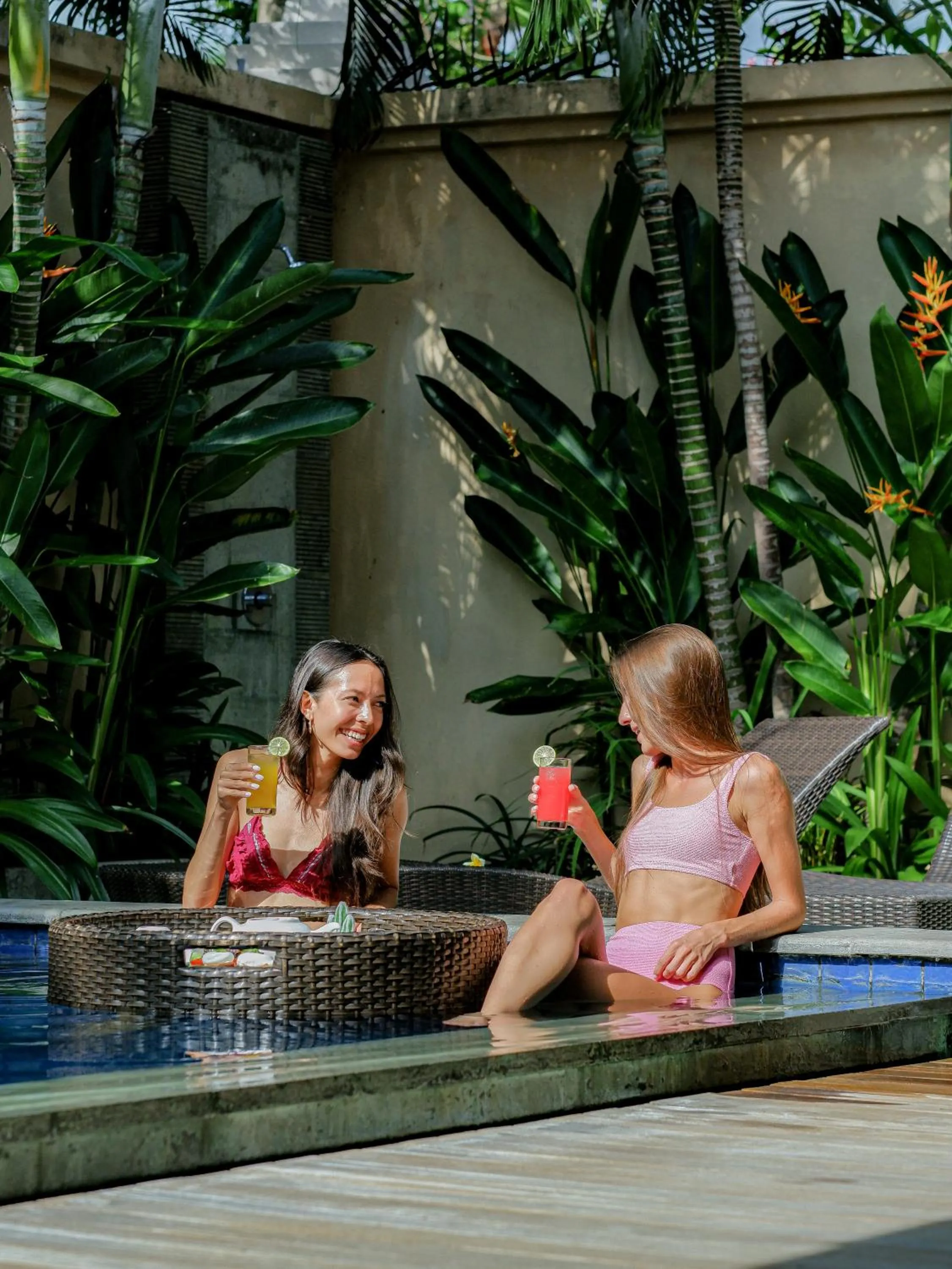 Pool view in Lasanti Villas Seminyak