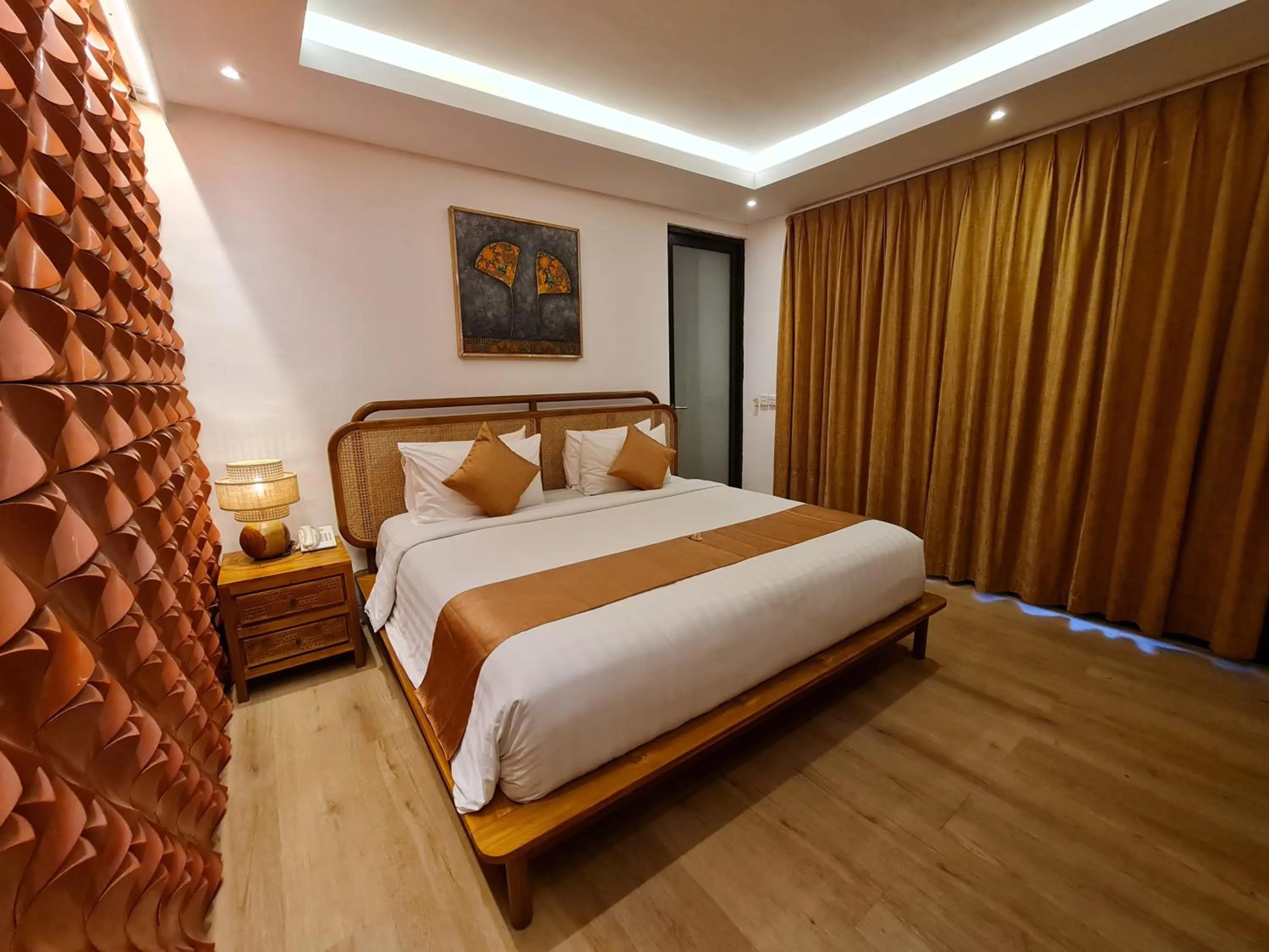 Bed in Lasanti Villas Seminyak
