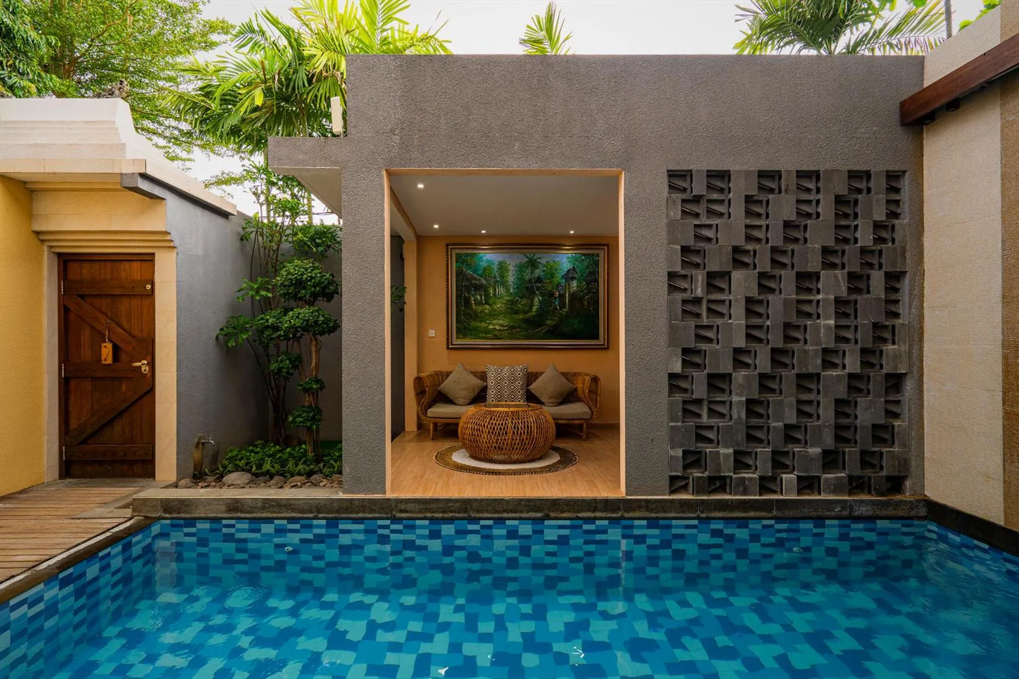 Patio in Lasanti Villas Seminyak