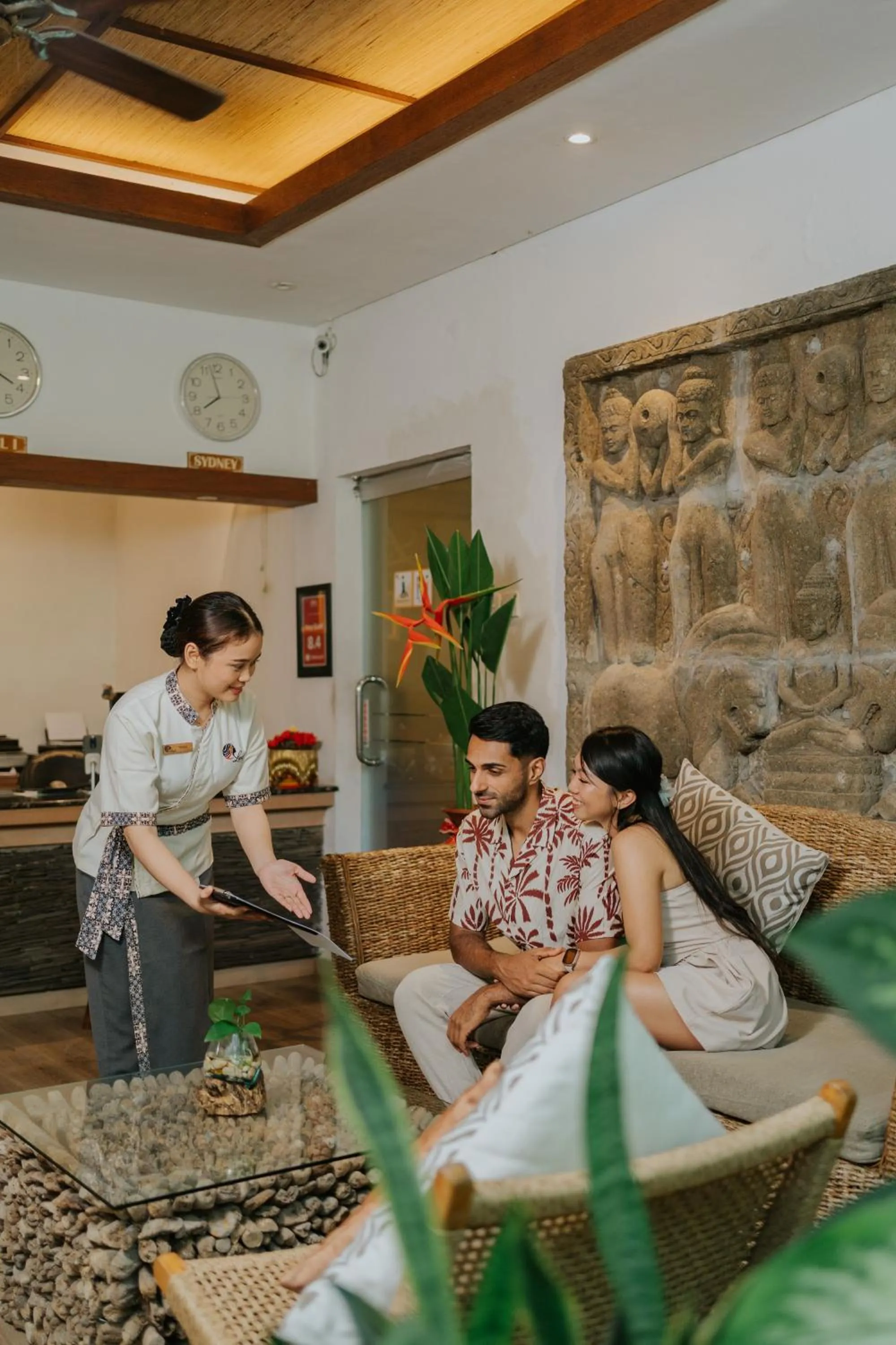 Lobby or reception in Lasanti Villas Seminyak