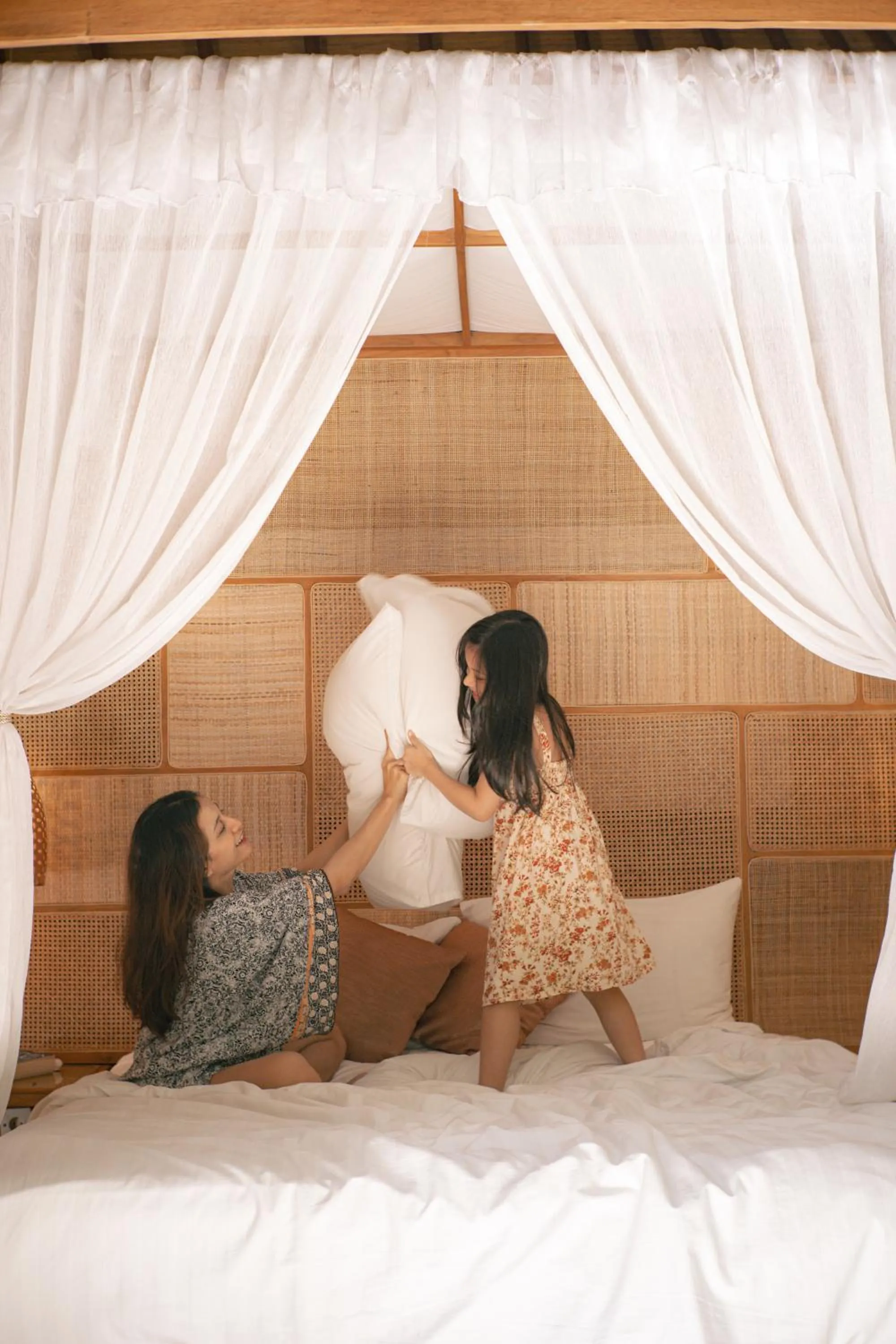 Bed in Lasanti Villas Seminyak