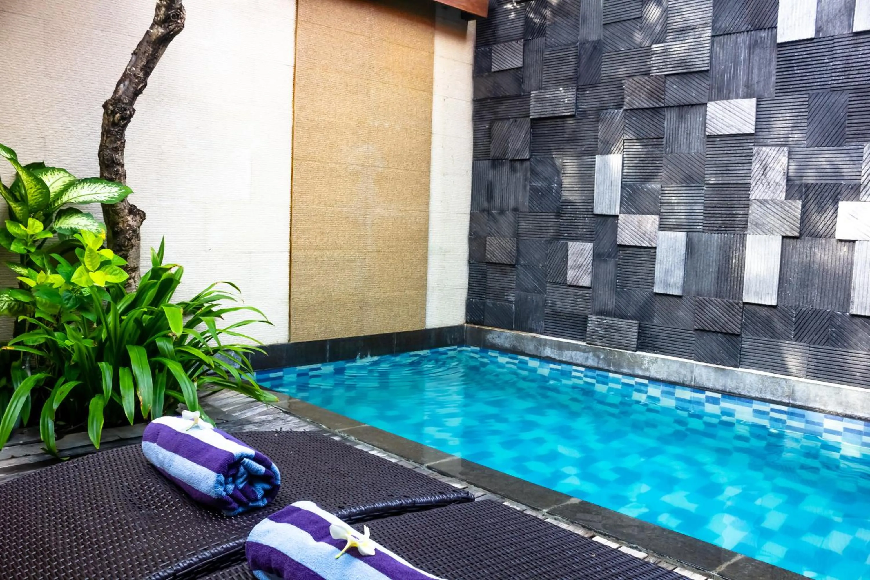 Pool view in Lasanti Villas Seminyak