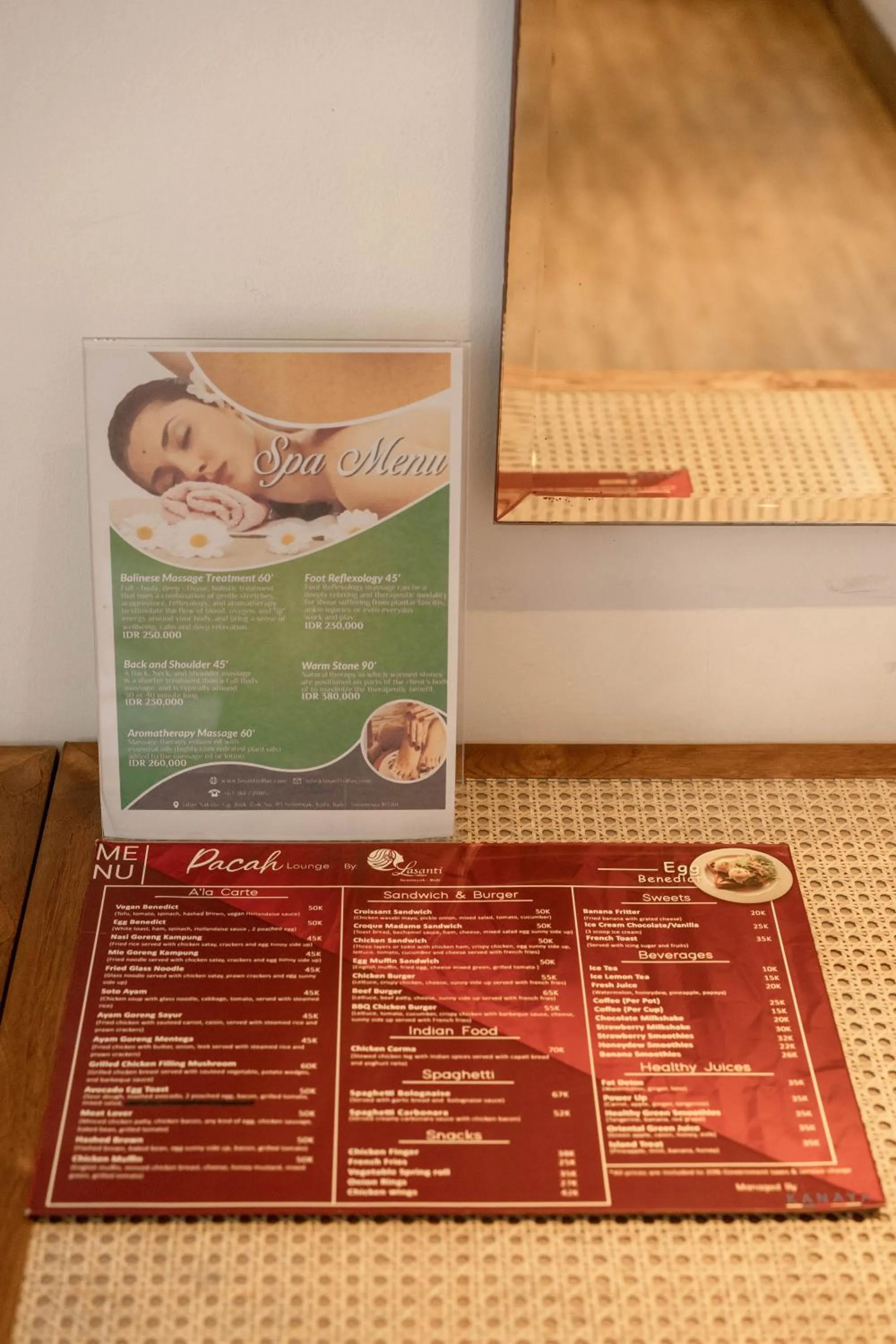 Massage in Lasanti Villas Seminyak