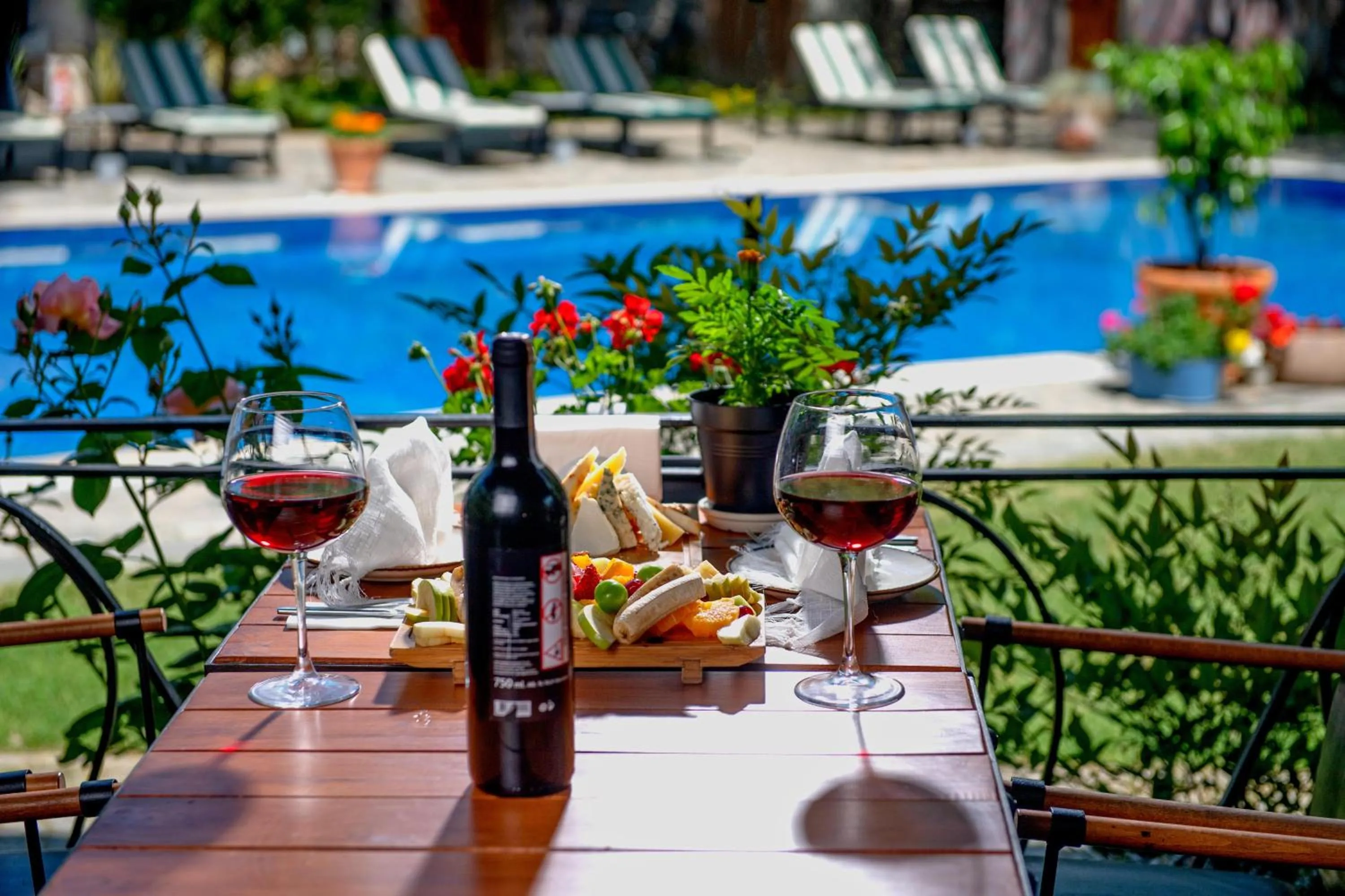 Balcony/Terrace in Wineport Lodge Agva Riverside Hotel & Winery