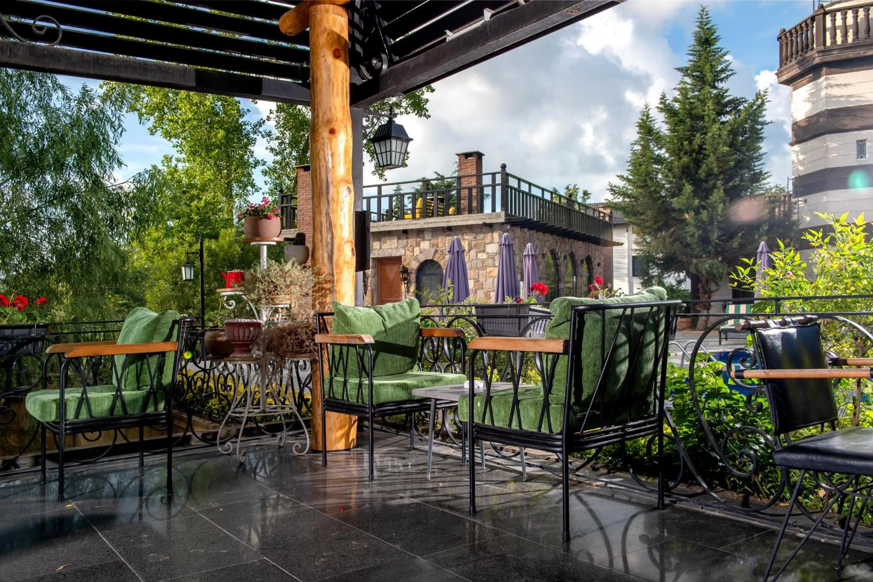 Balcony/Terrace in Wineport Lodge Agva Riverside Hotel & Winery