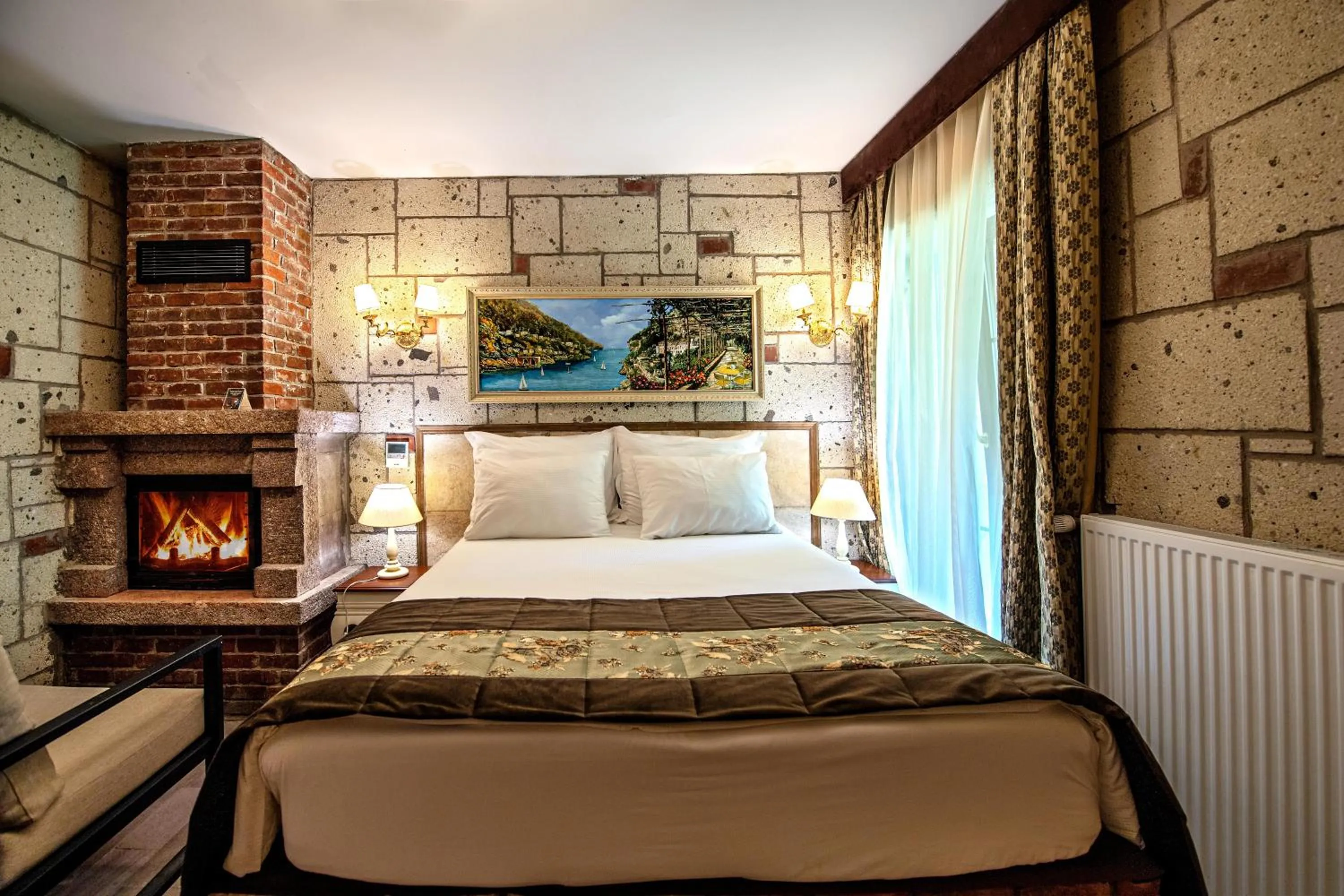 Bed in Wineport Lodge Agva Riverside Hotel & Winery