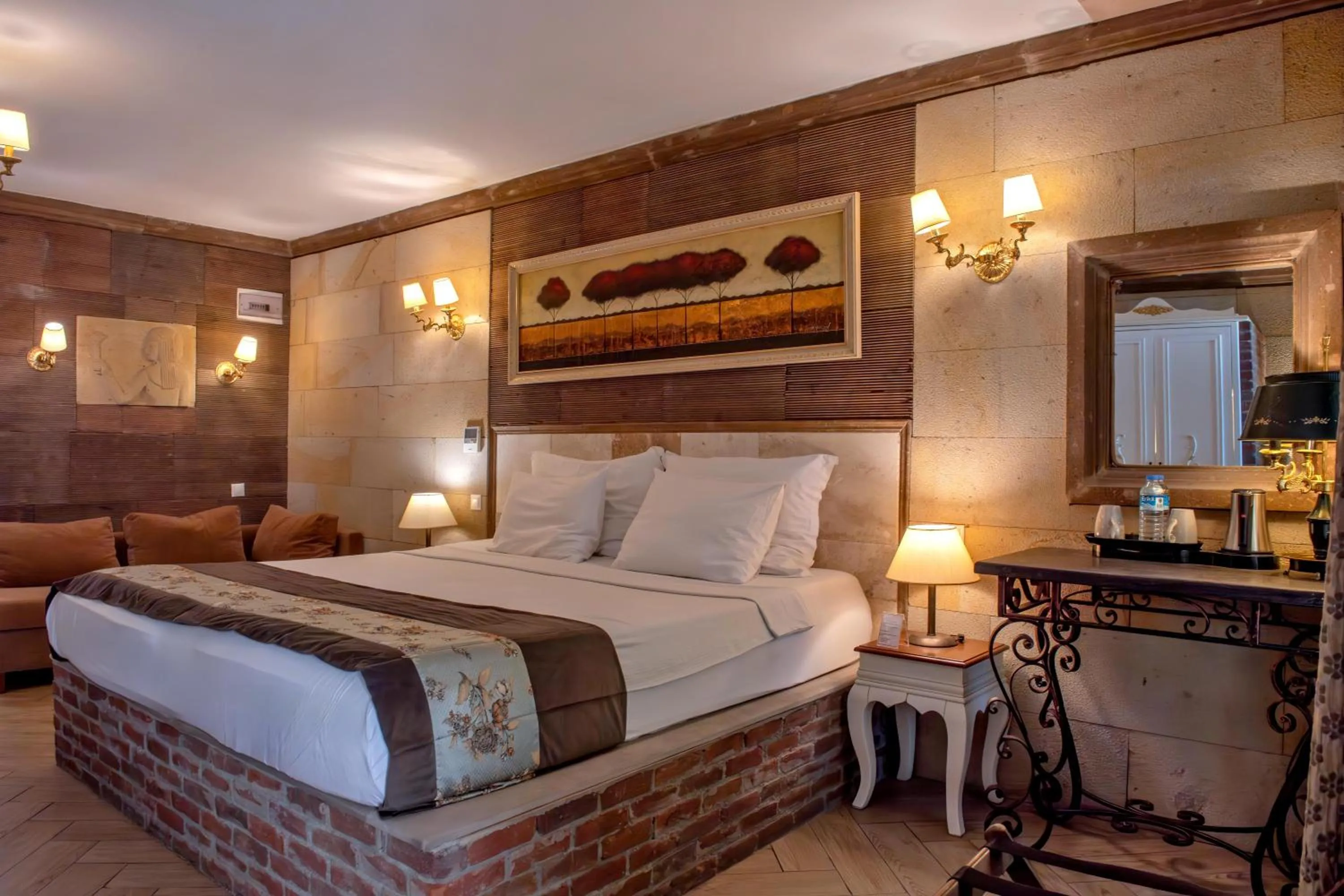 Bed in Wineport Lodge Agva Riverside Hotel & Winery