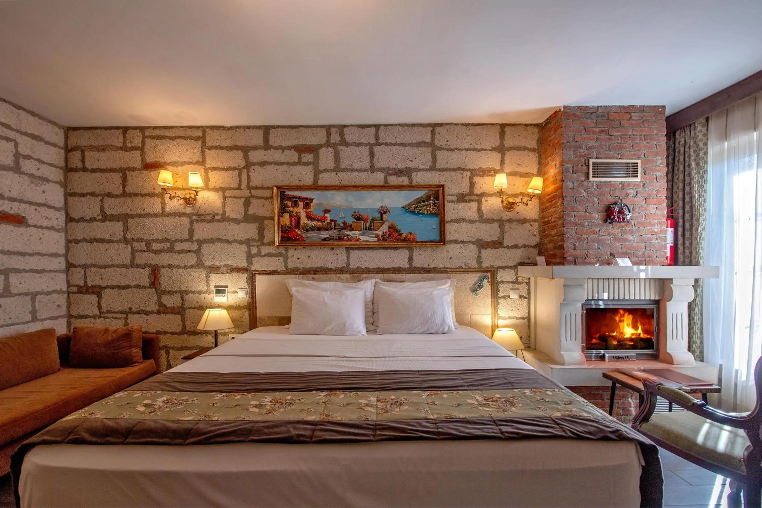 Bed in Wineport Lodge Agva Riverside Hotel & Winery