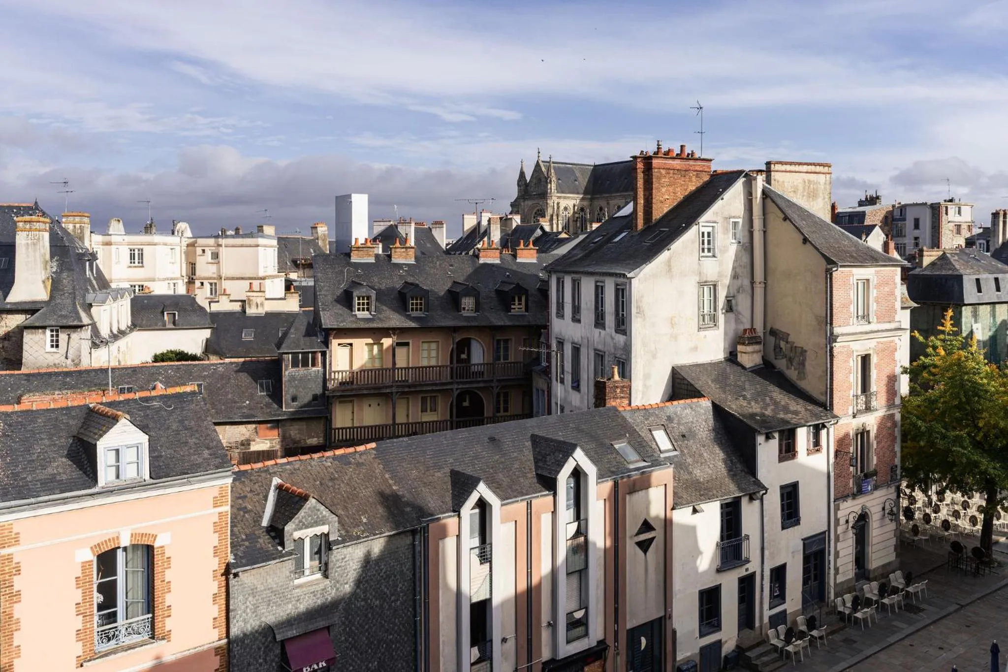 City view in Hotel Des Lices, Rennes Centre