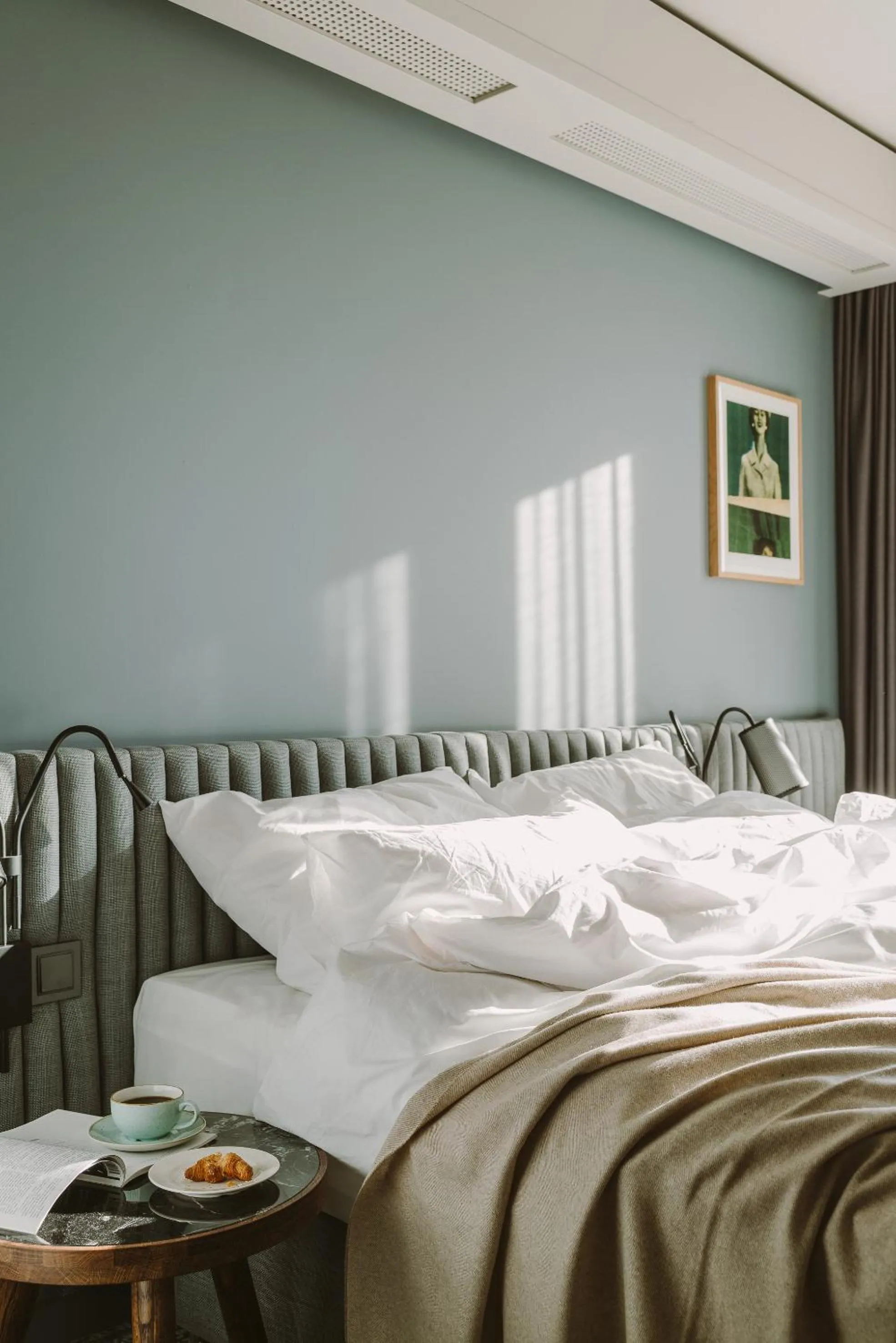 Decorative detail, Bed in PURO Wrocław Stare Miasto