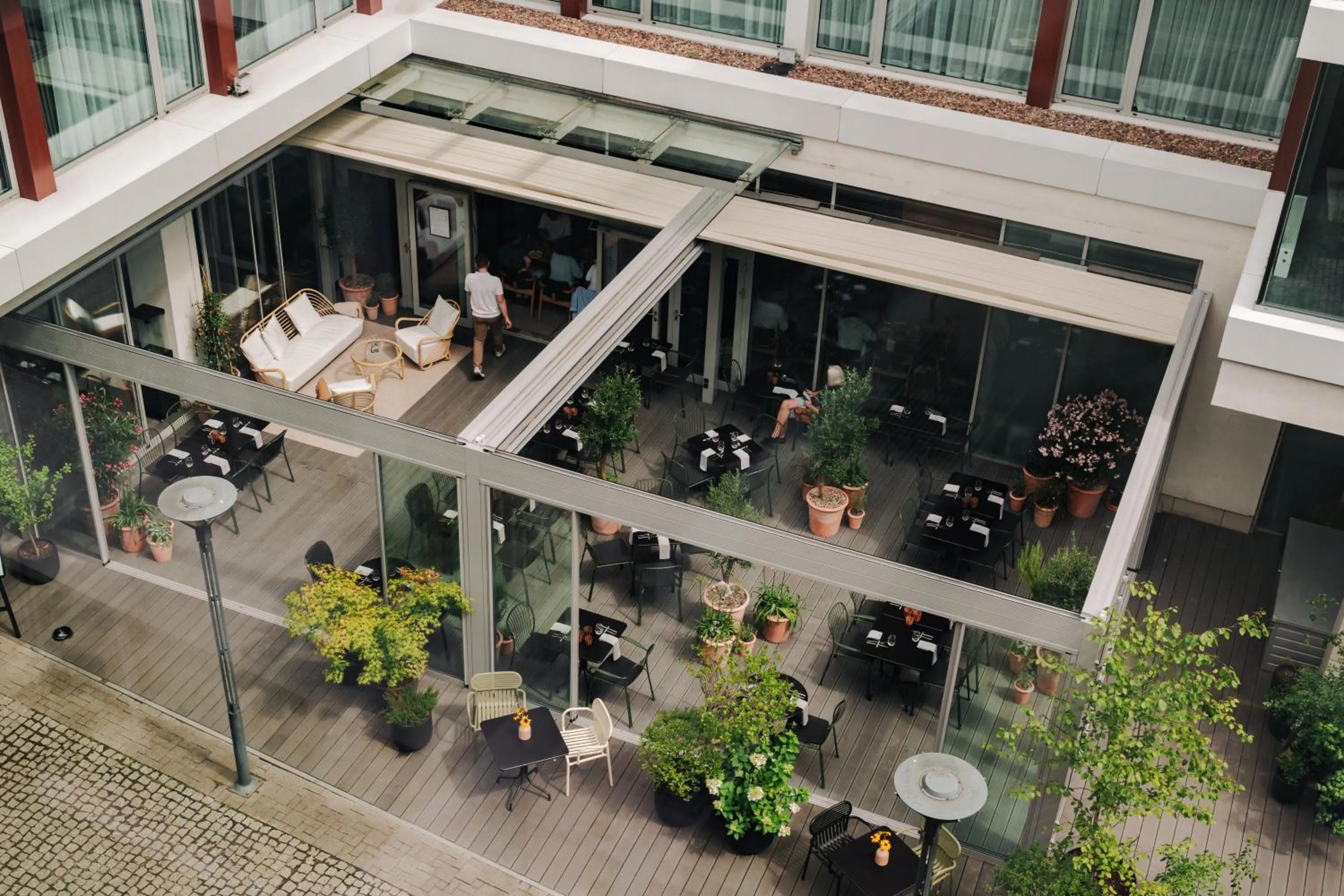 Patio in PURO Wrocław Stare Miasto