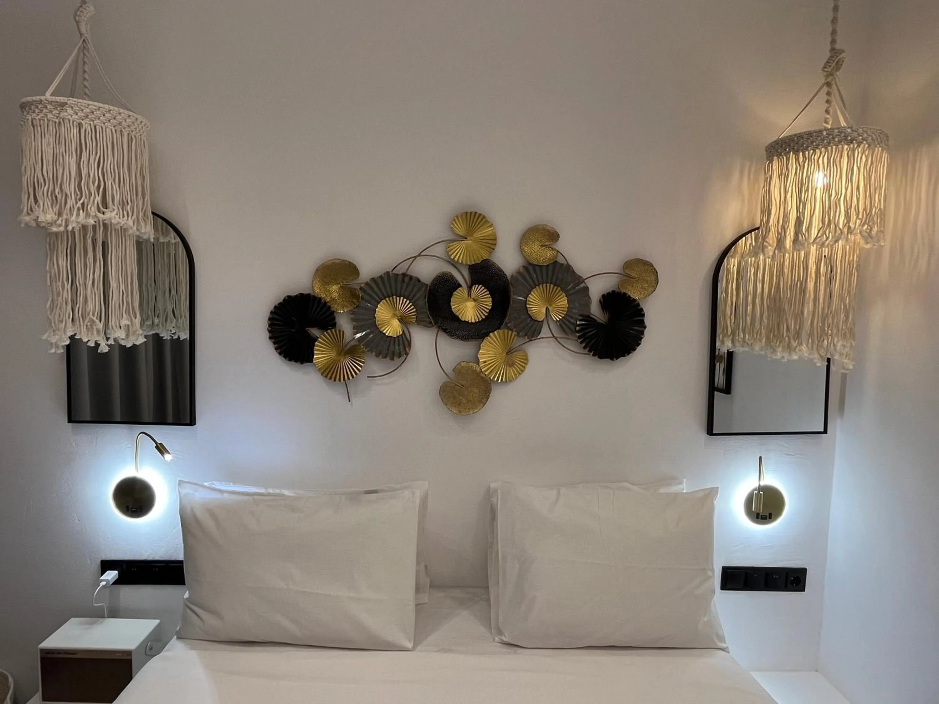 Decorative detail, Bed in Skopelos Holidays Hotel & Spa