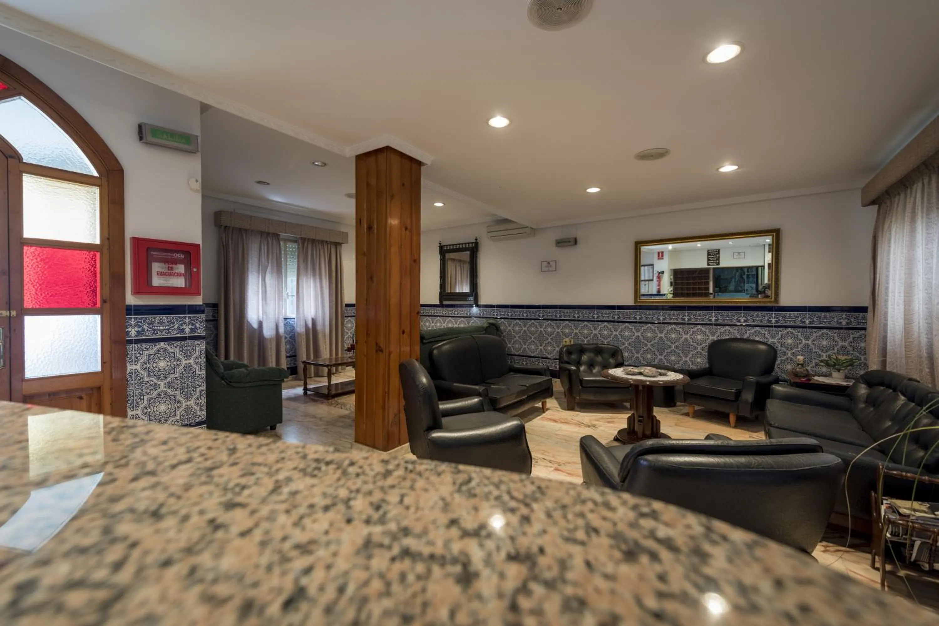 Seating area in Hotel San Andres