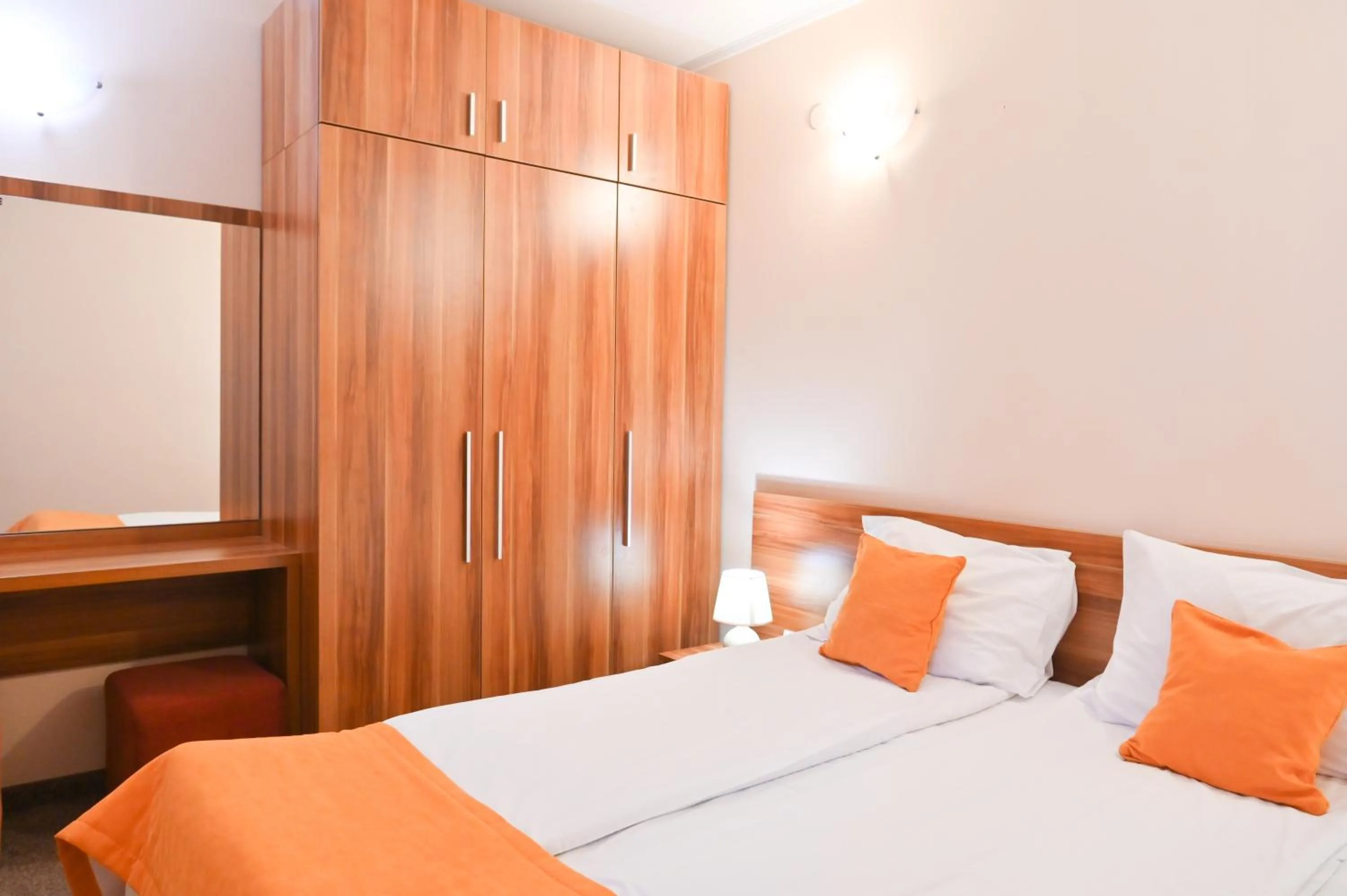 Bed in Apart Hotel Orbilux