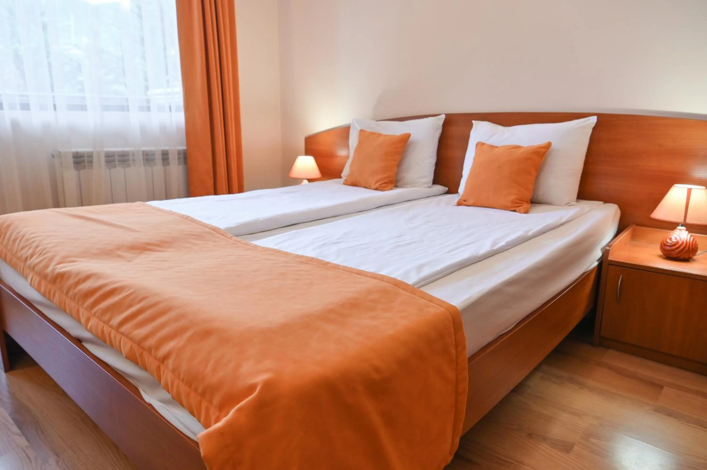 Bed in Apart Hotel Orbilux
