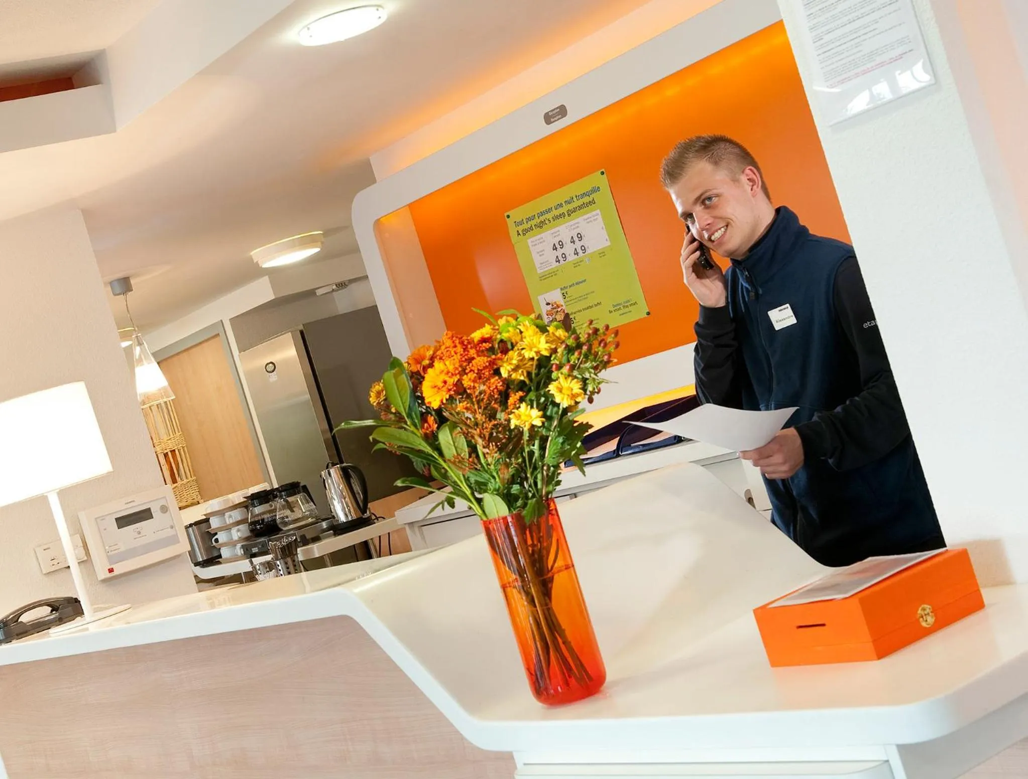 Buffet breakfast in Ibis Budget Cergy St Christophe