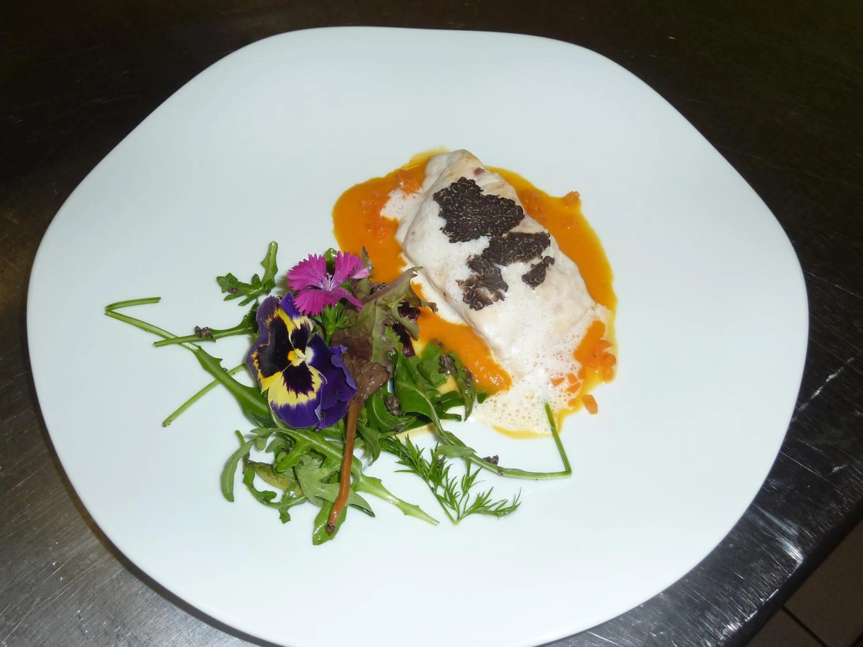 Food close-up in Auberge des Pins - Teritoria