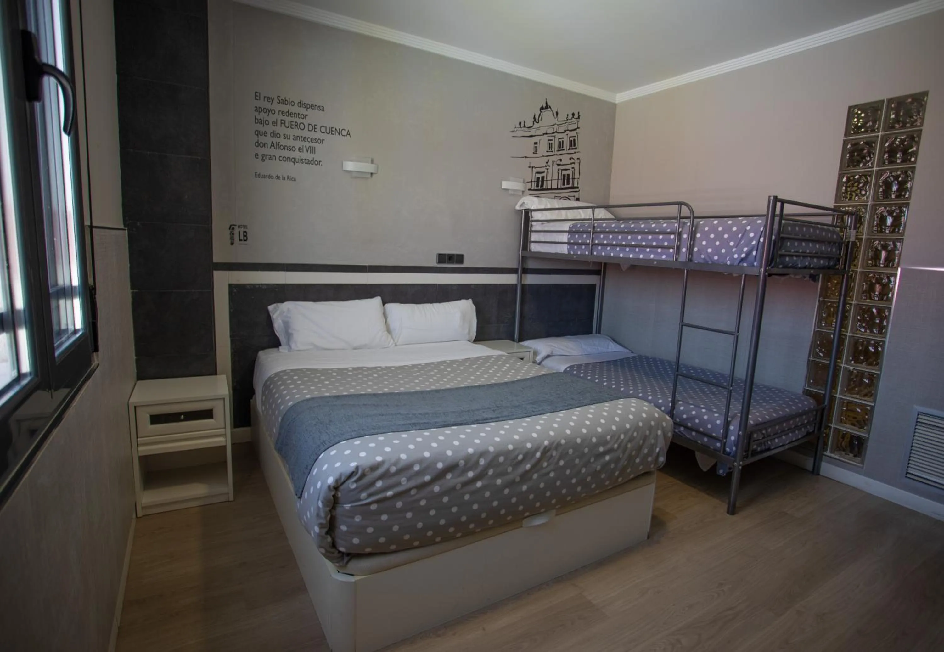 Bed in Hotel LB Villa De Cuenca