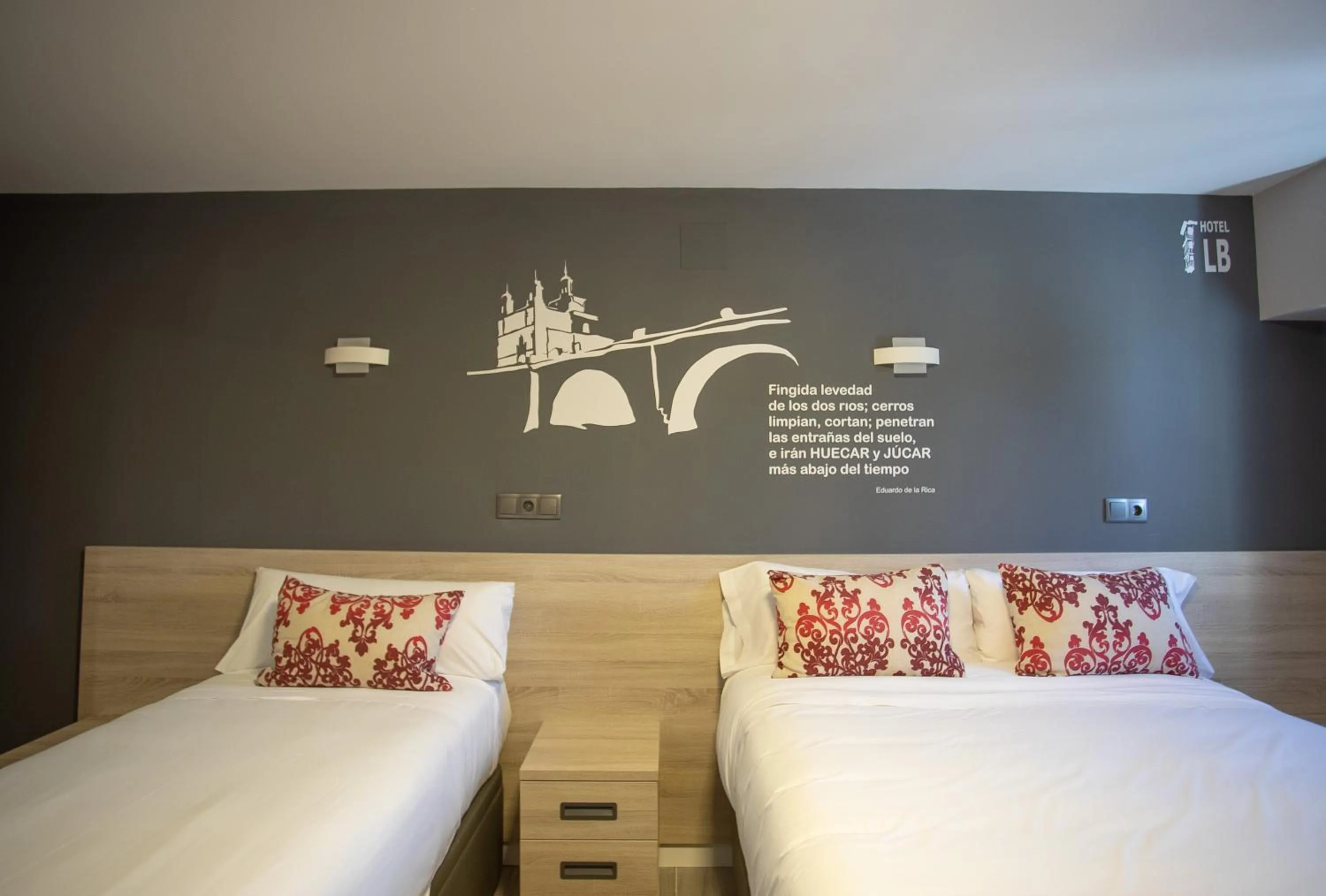 Bed in Hotel LB Villa De Cuenca