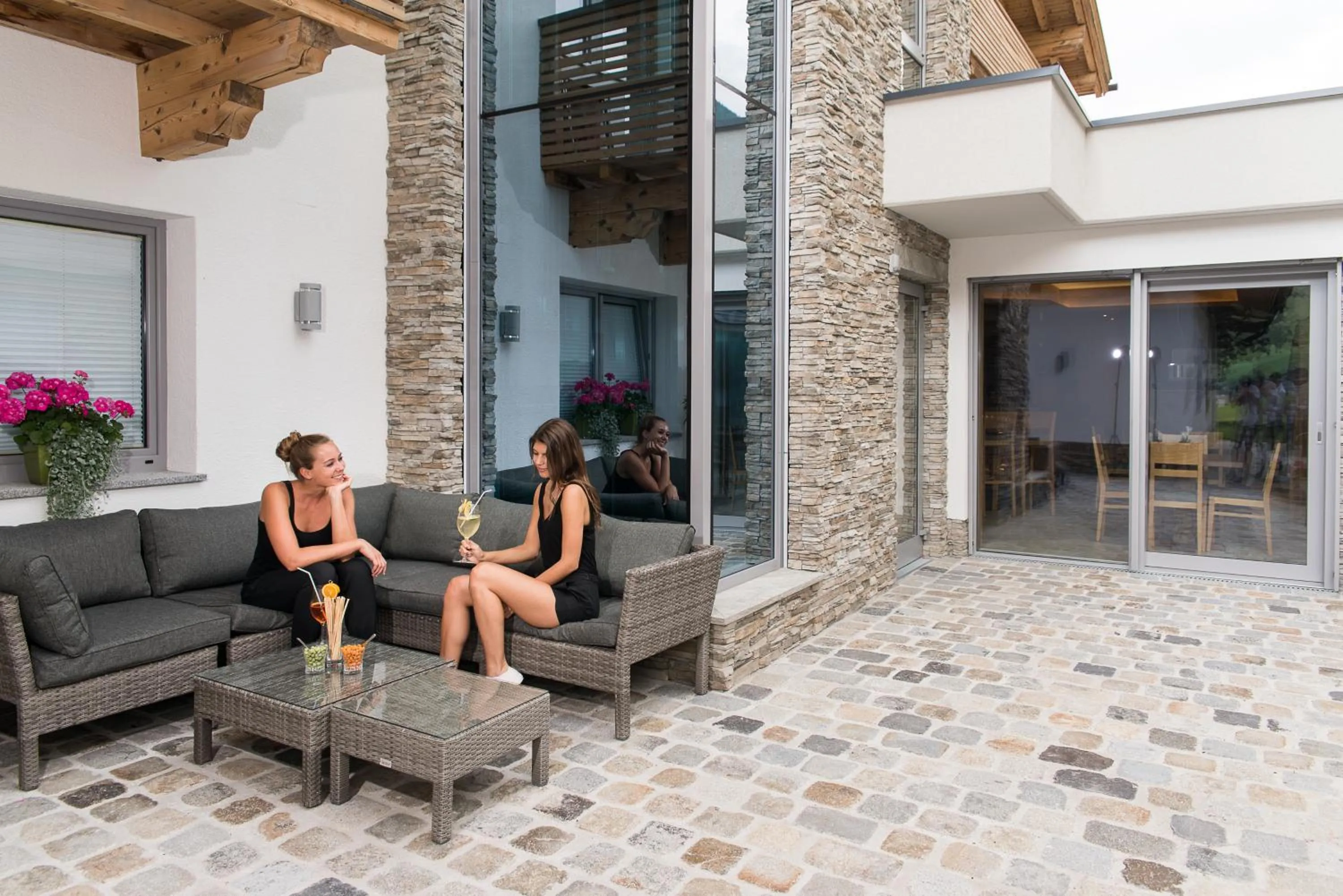 Patio in Hotel Birkenhof