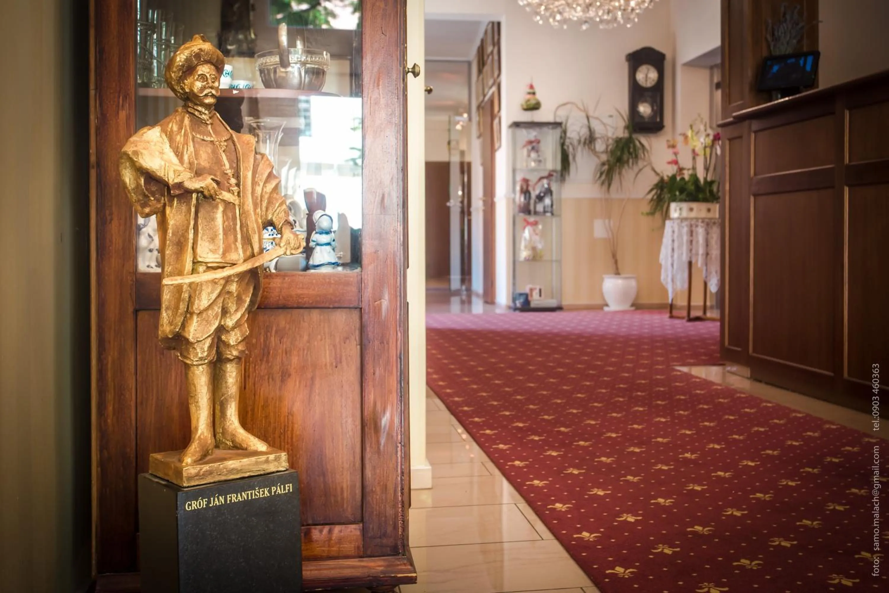 Lobby or reception in Hotel Bojnický vínny dom