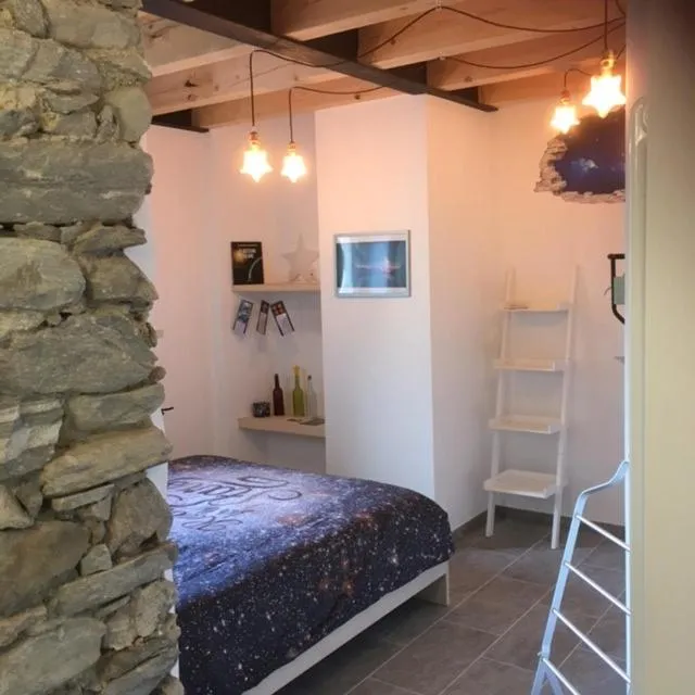 Bed in Foresteria B&B Vecchiascuola Pianazzola