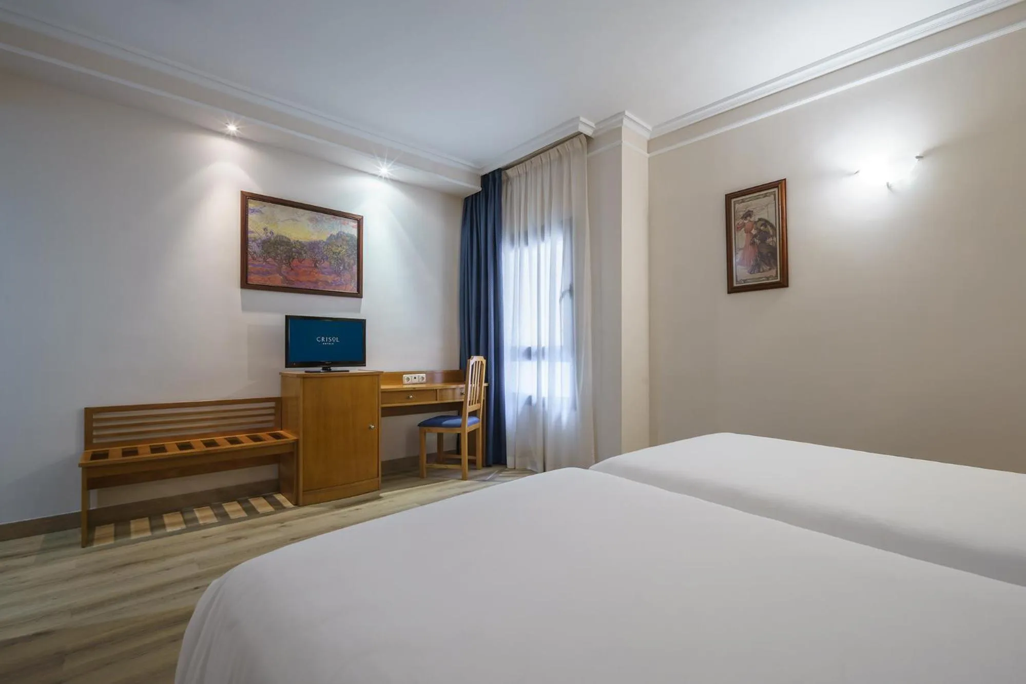 Decorative detail, Bed in Crisol Almería