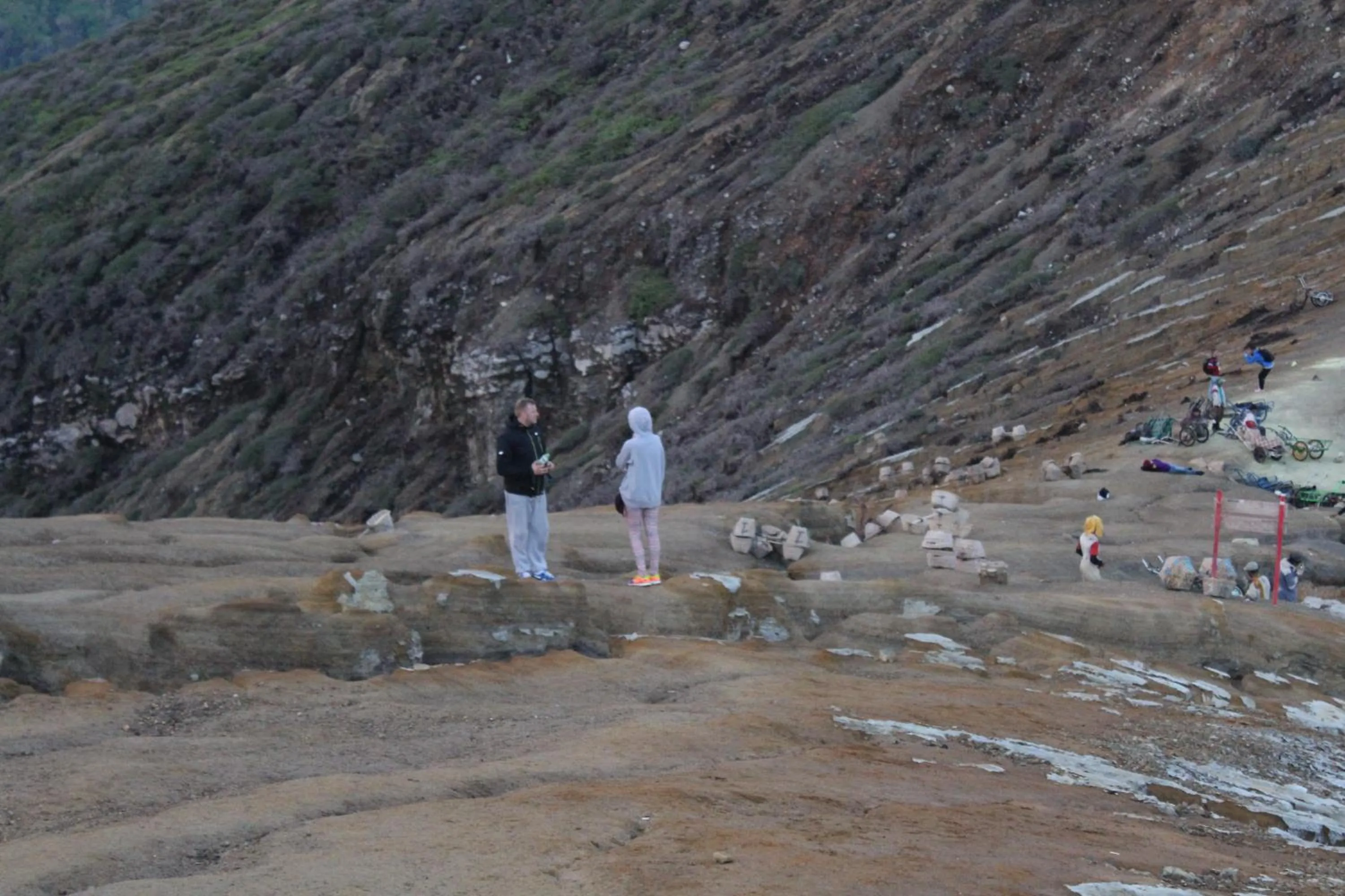 Off site in Backpacker Kawah Ijen